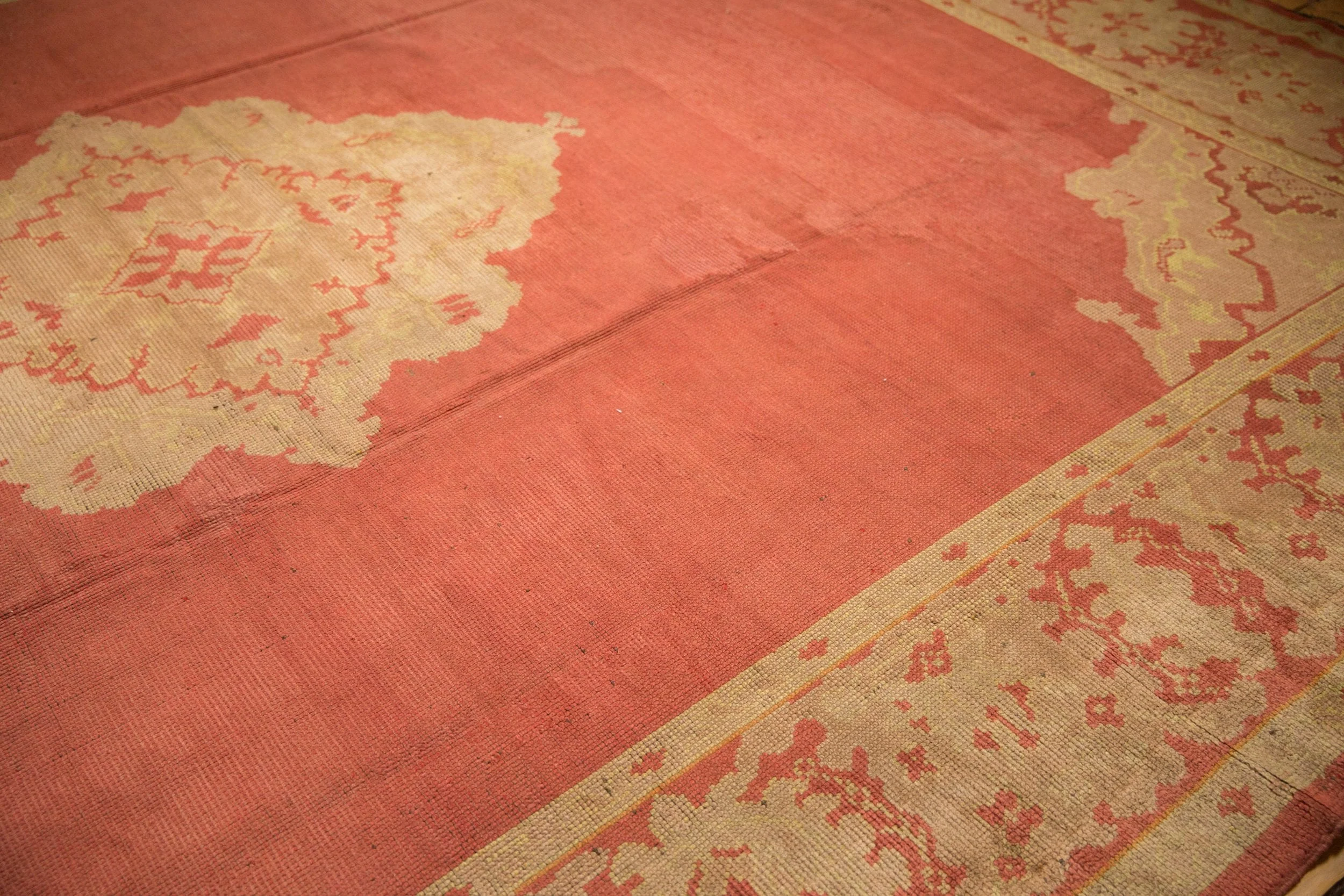 12x16 Vintage Oushak Carpet - Image 8