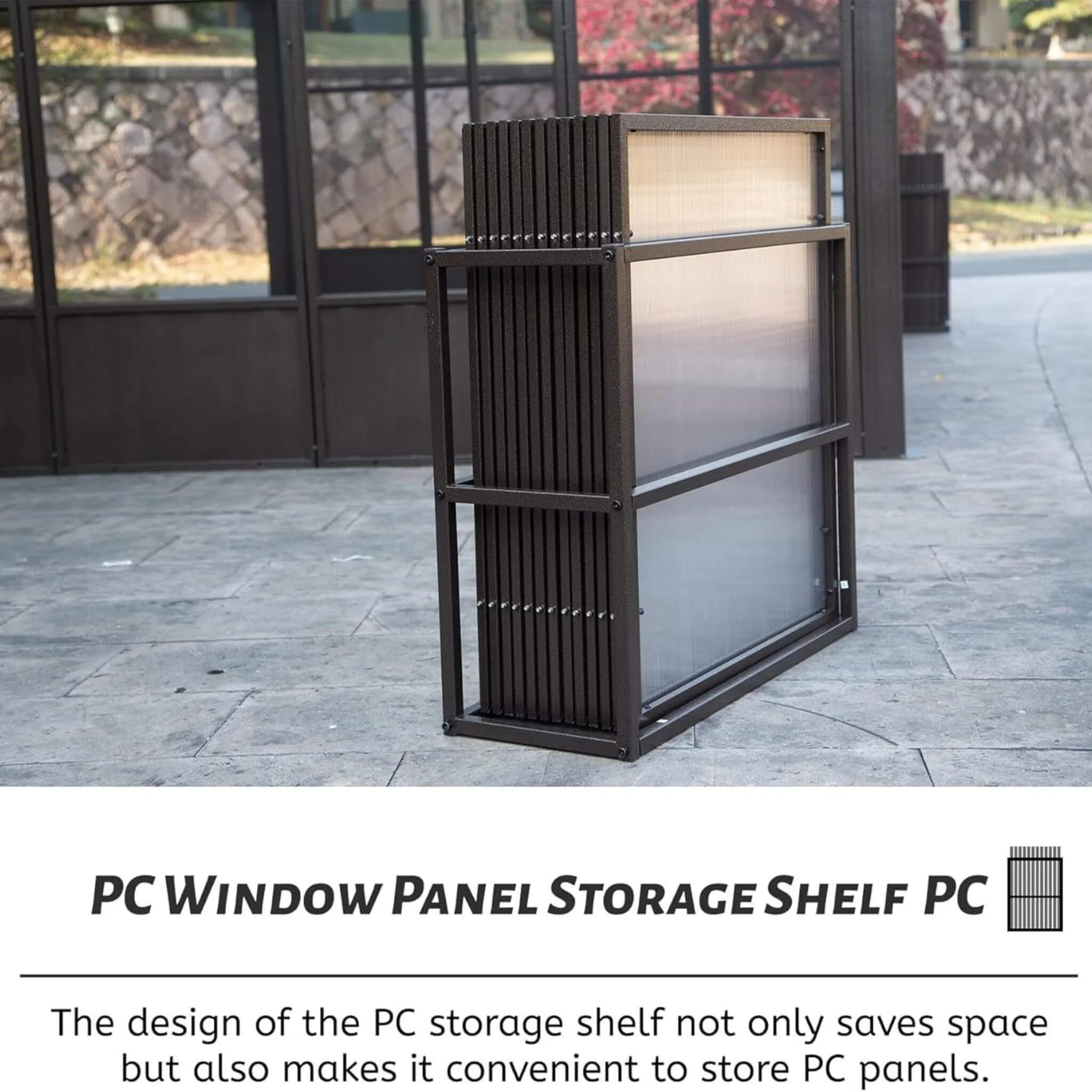 [12X16FT] Extra-Large Heavy-Duty All-Season Sunroom With Sliding Doors And Polycarbonate Windows (SAK98357) - Image 9