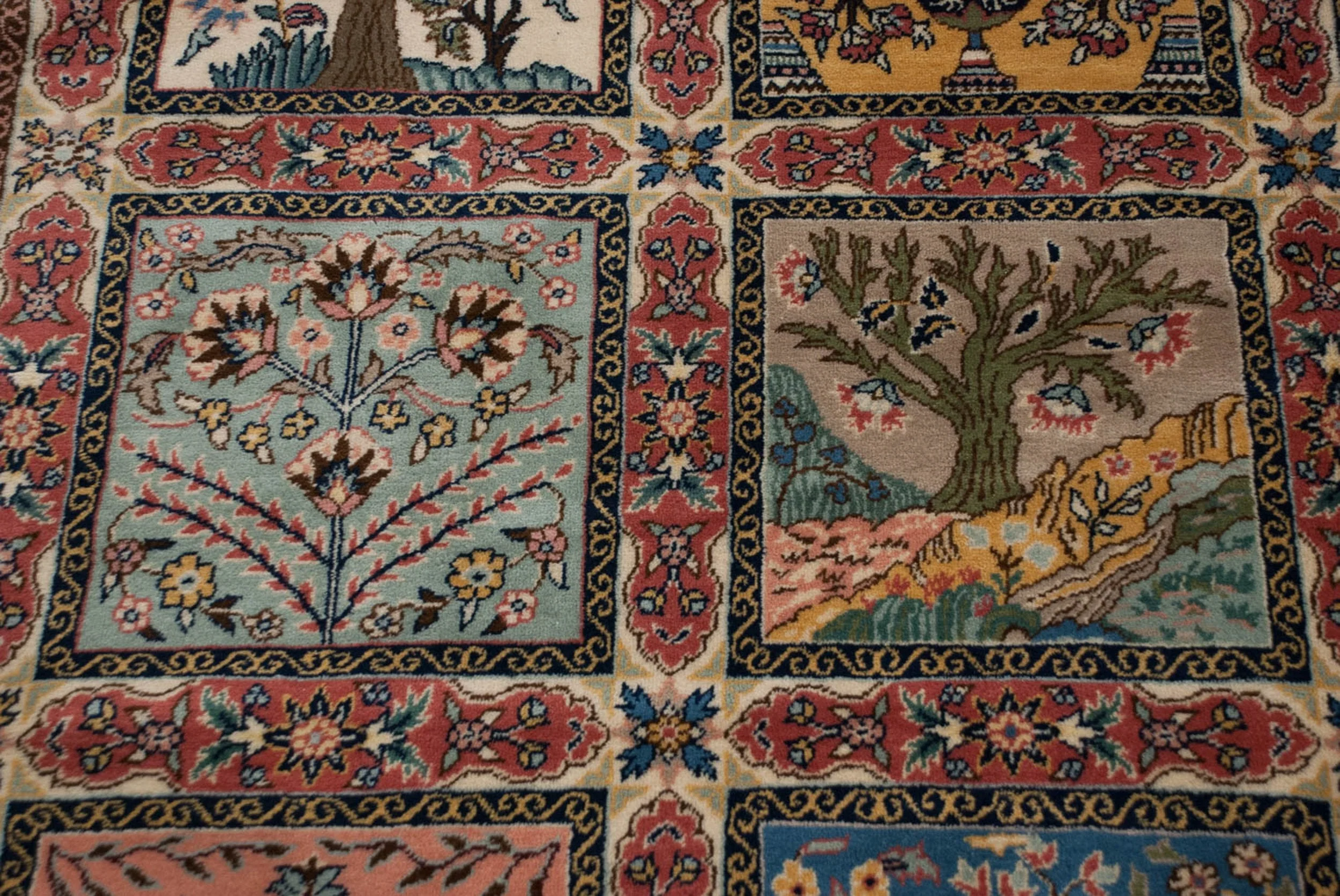 12x17.5 Vintage Bulgarian Kerman Design Carpet - Image 2