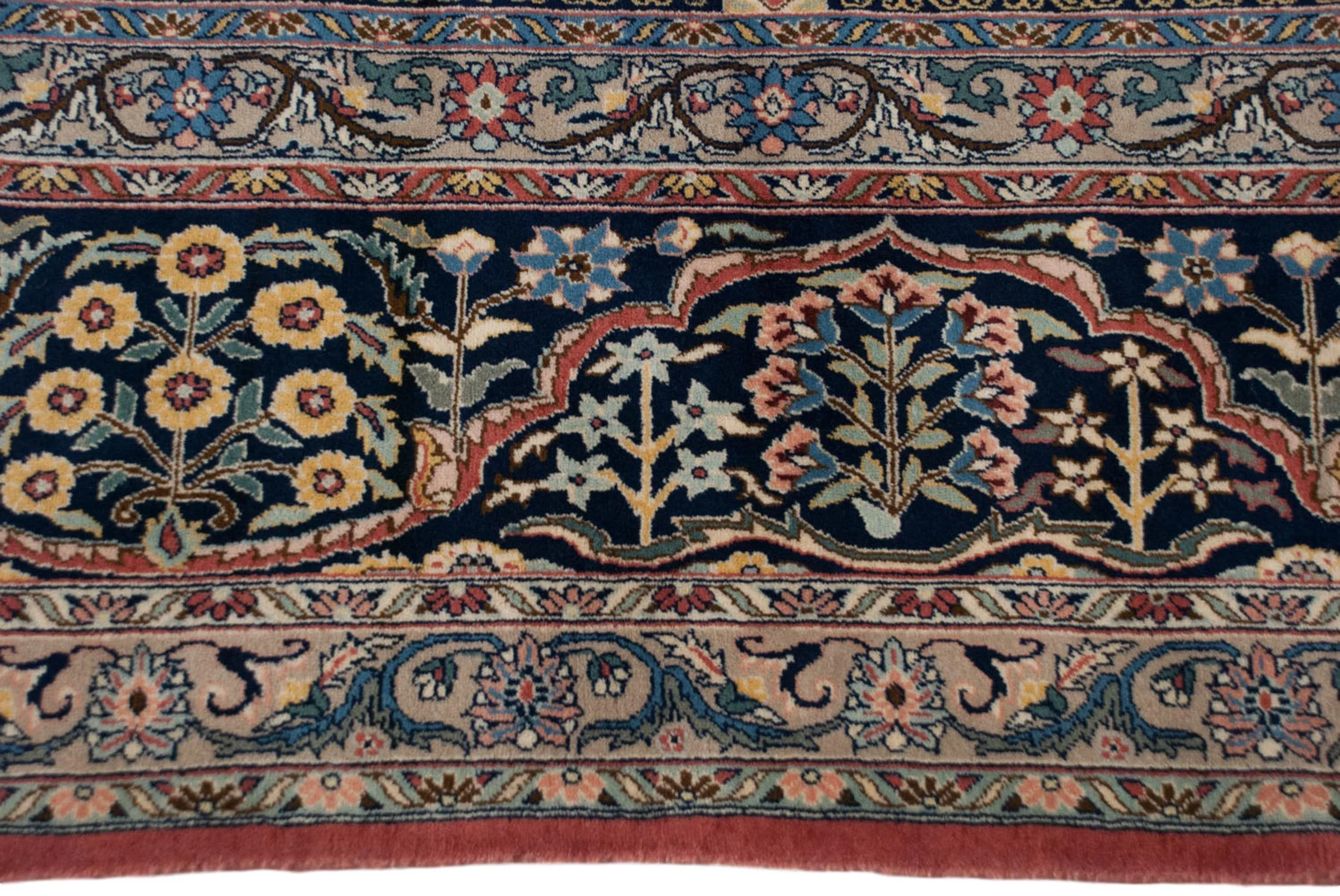 12x17.5 Vintage Bulgarian Kerman Design Carpet - Image 4