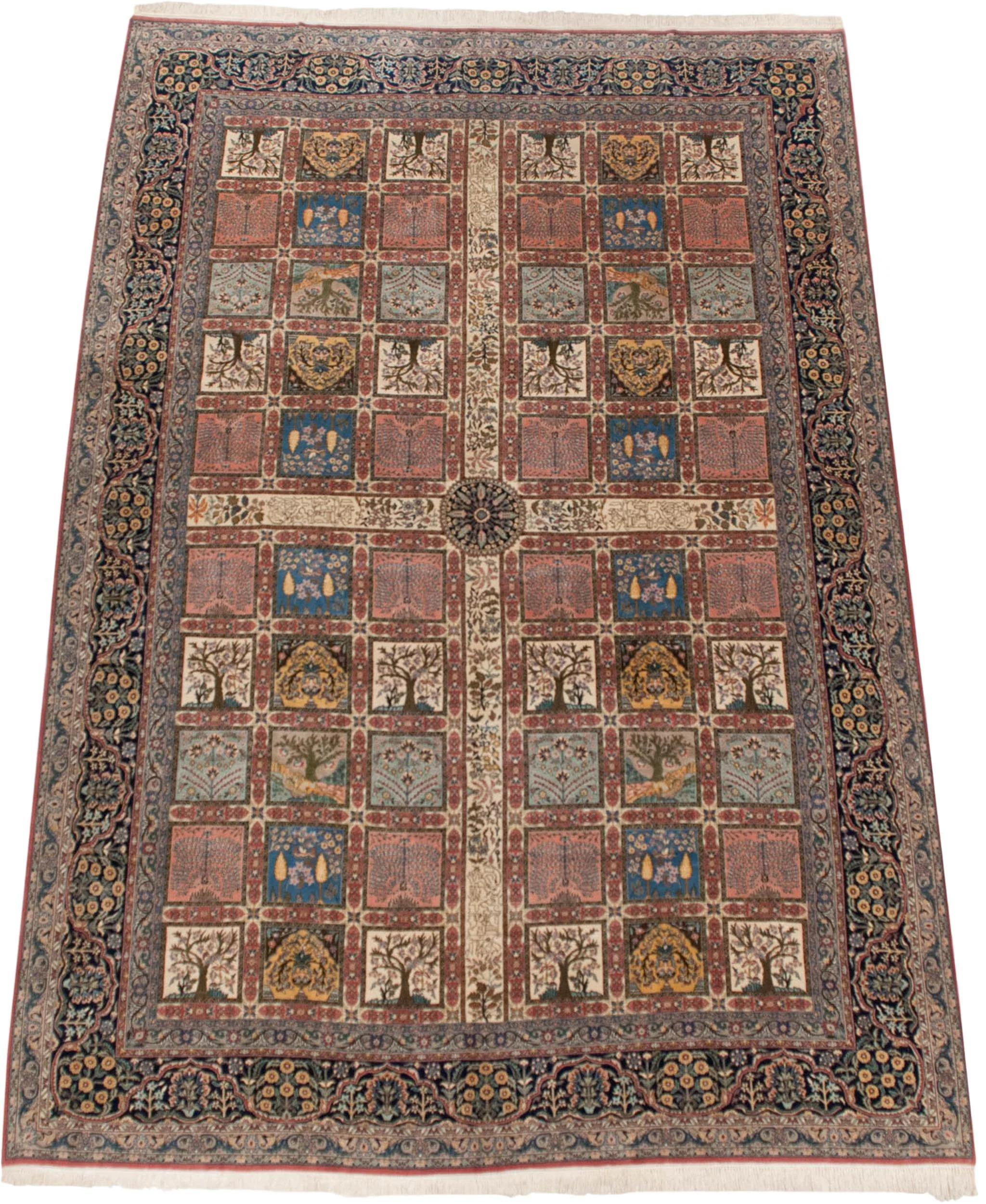 12x17.5 Vintage Bulgarian Kerman Design Carpet - Image 5