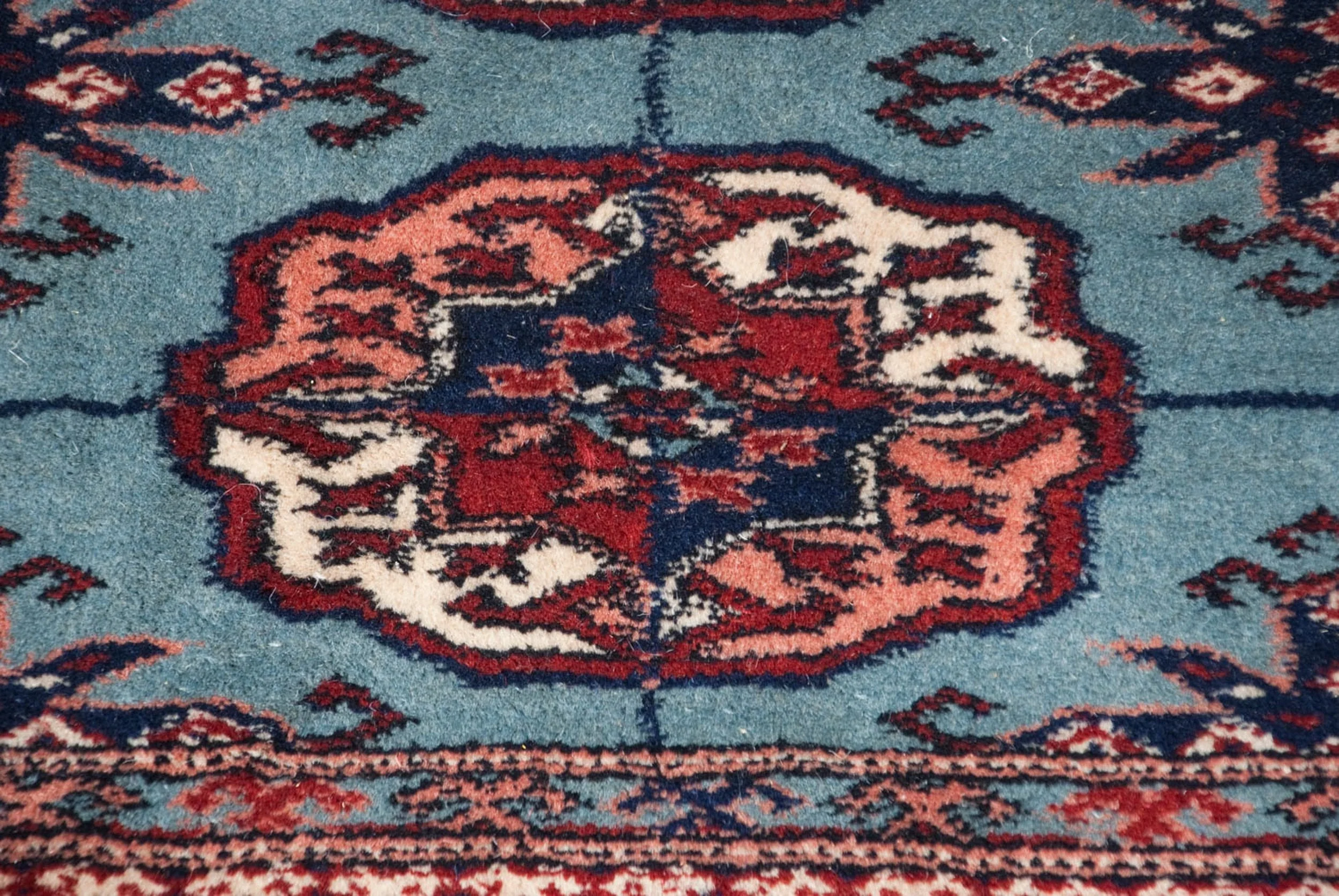 12x17.5 Vintage Fine Bokhara Carpet - Image 10