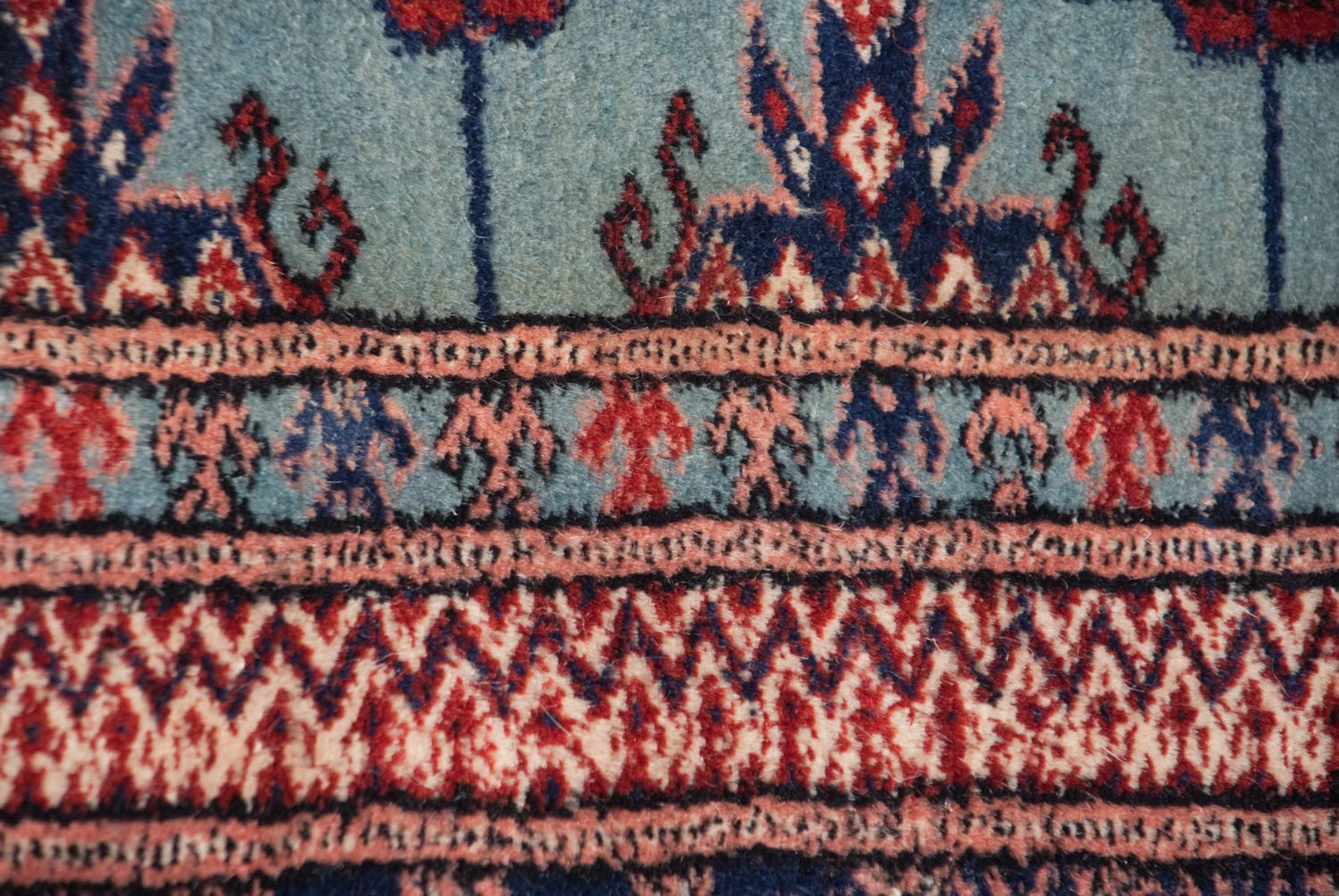 12x17.5 Vintage Fine Bokhara Carpet - Image 13