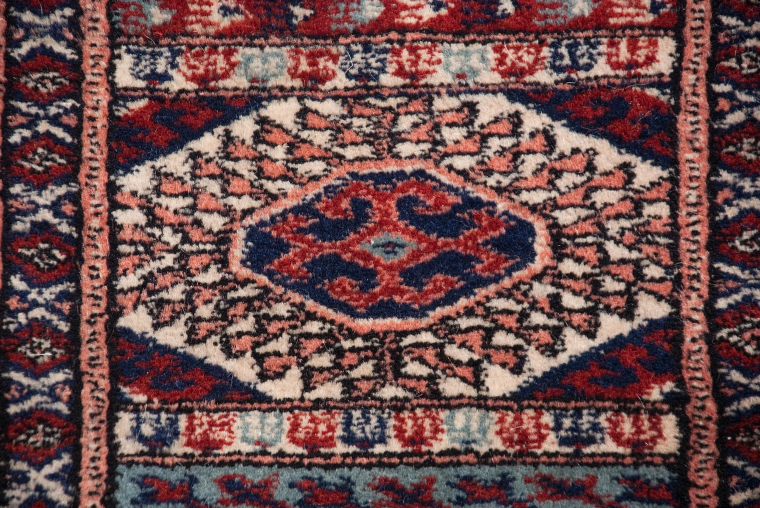 12x17.5 Vintage Fine Bokhara Carpet - Image 15