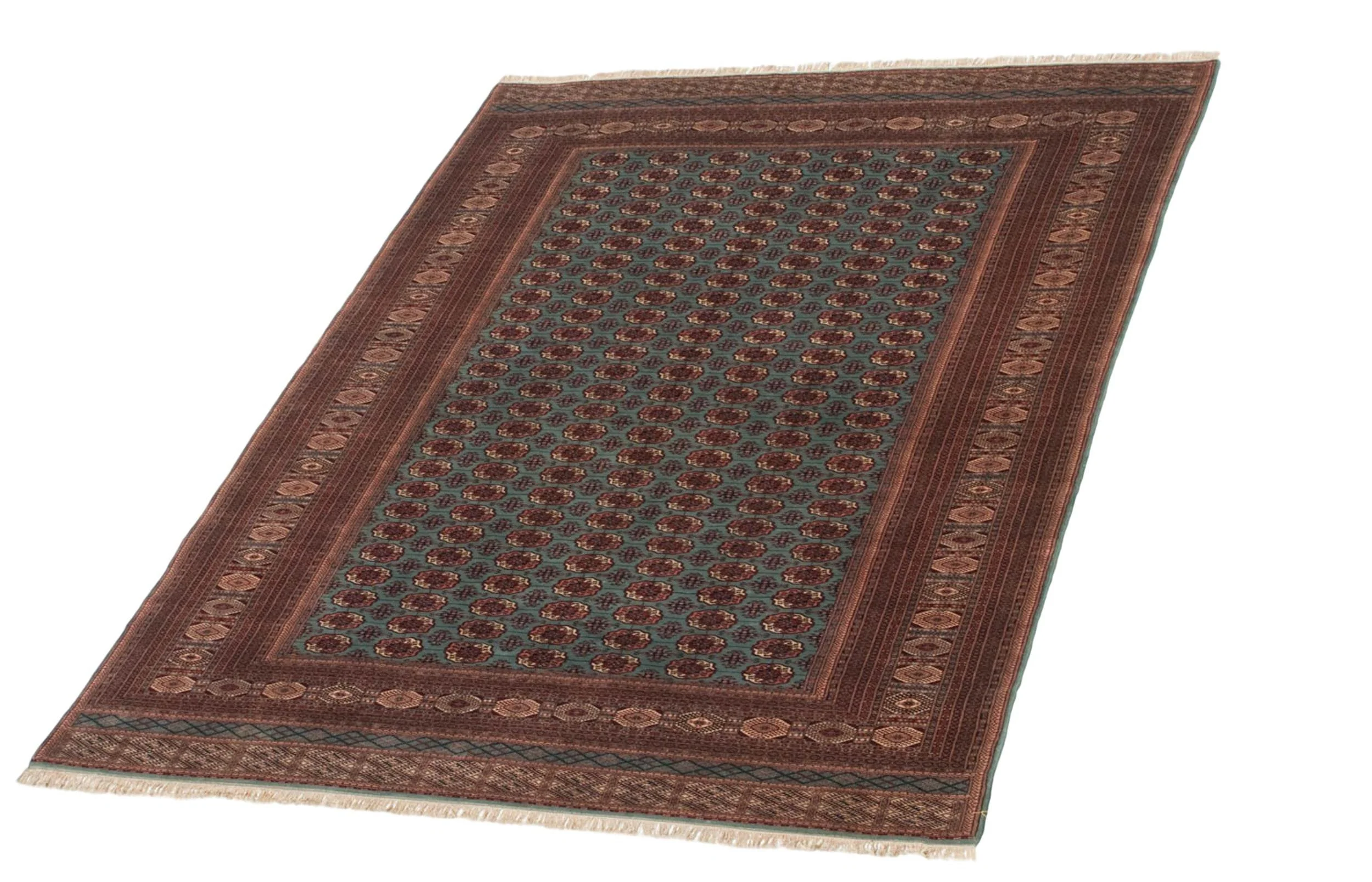 12x17.5 Vintage Fine Bokhara Carpet - Image 16