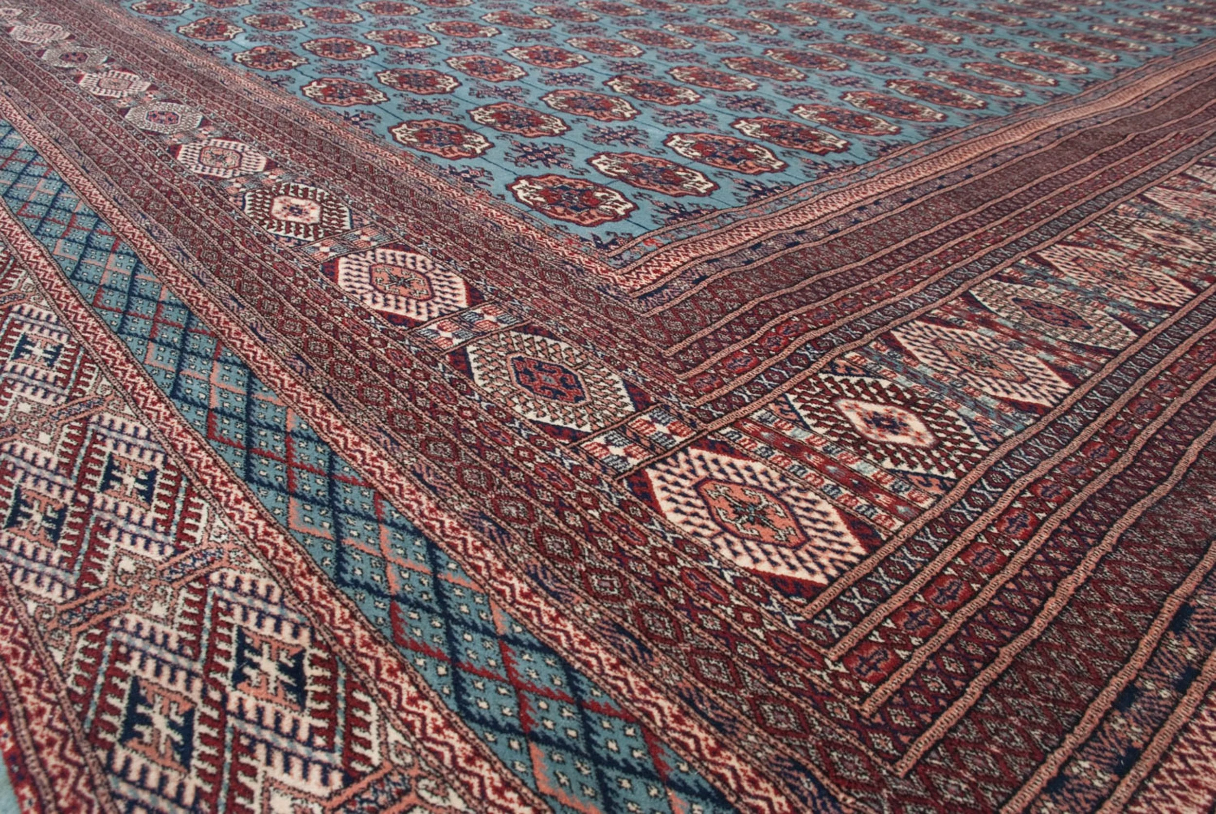 12x17.5 Vintage Fine Bokhara Carpet - Image 18