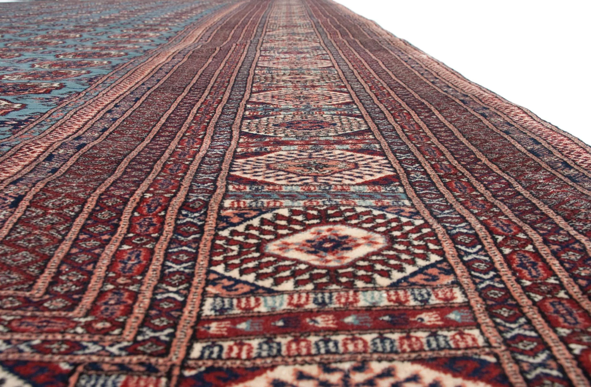 12x17.5 Vintage Fine Bokhara Carpet - Image 19