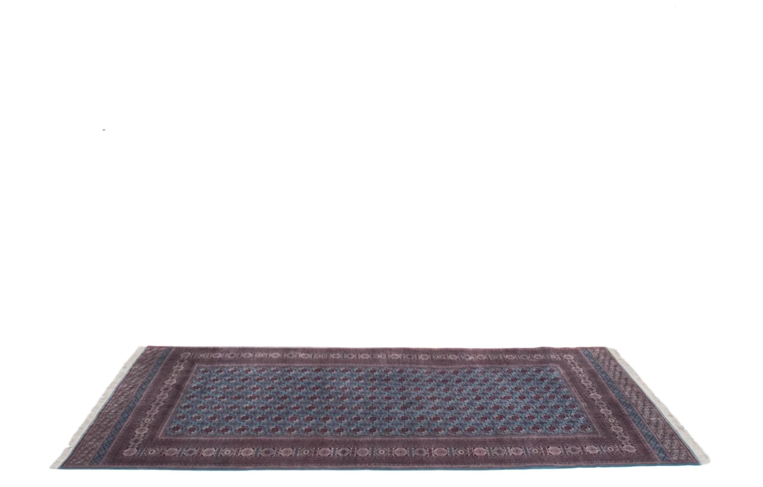12x17.5 Vintage Fine Bokhara Carpet - Image 2