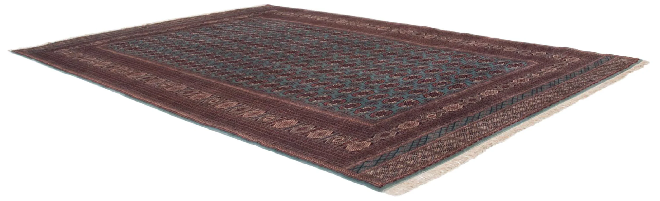 12x17.5 Vintage Fine Bokhara Carpet - Image 21