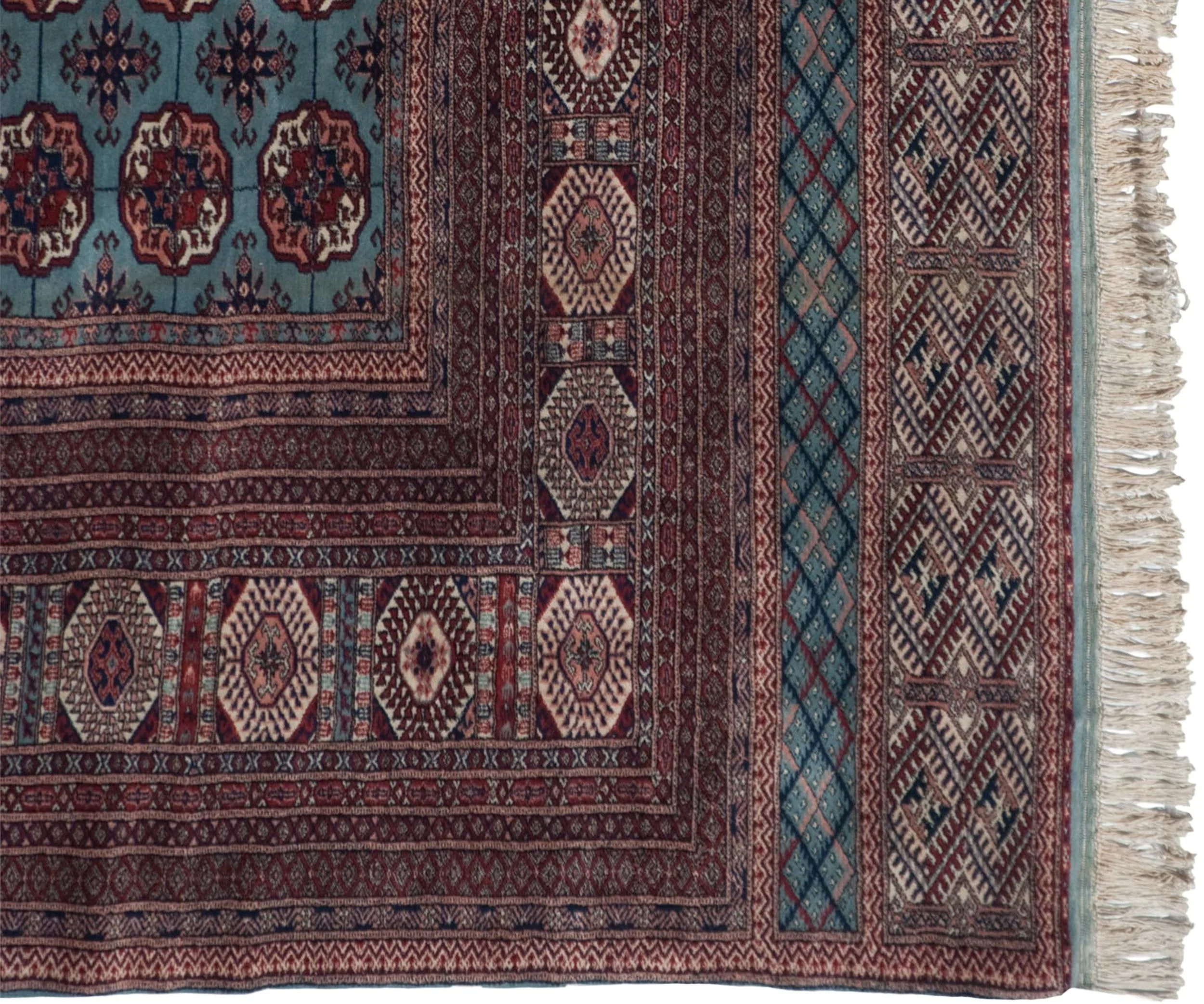 12x17.5 Vintage Fine Bokhara Carpet - Image 5