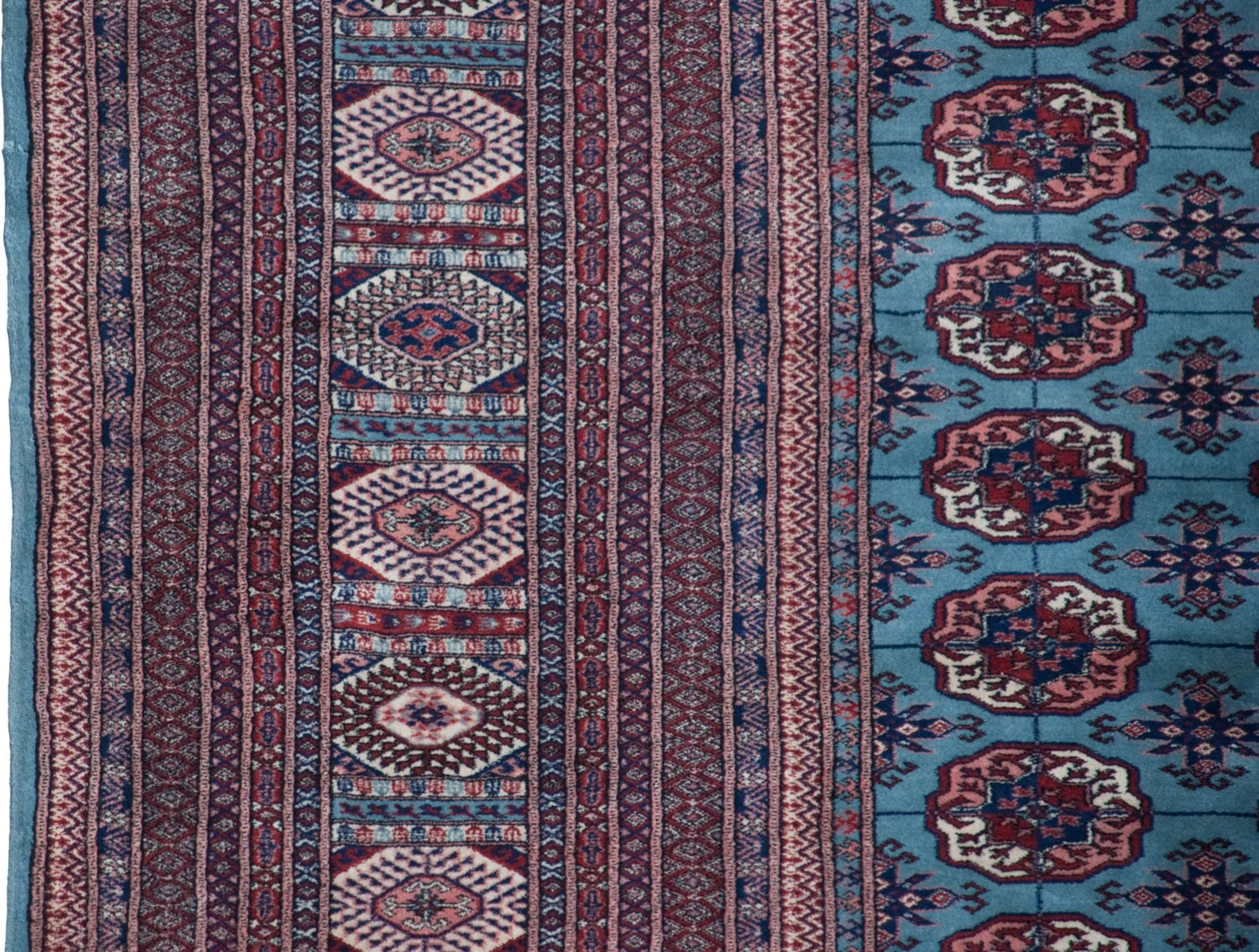 12x17.5 Vintage Fine Bokhara Carpet - Image 6