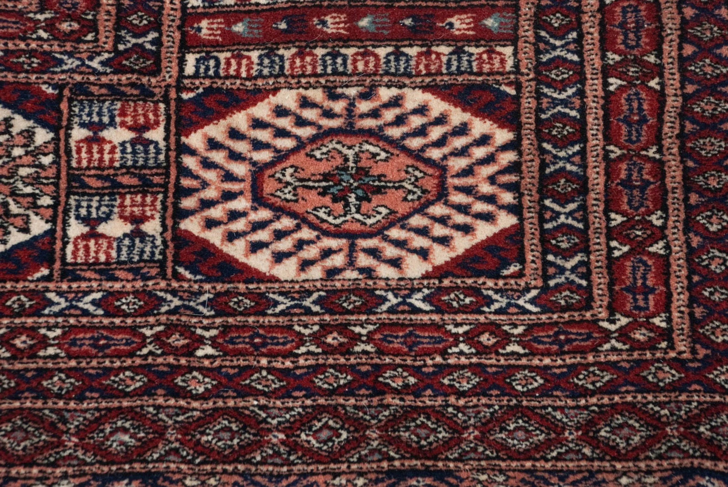 12x17.5 Vintage Fine Bokhara Carpet - Image 9