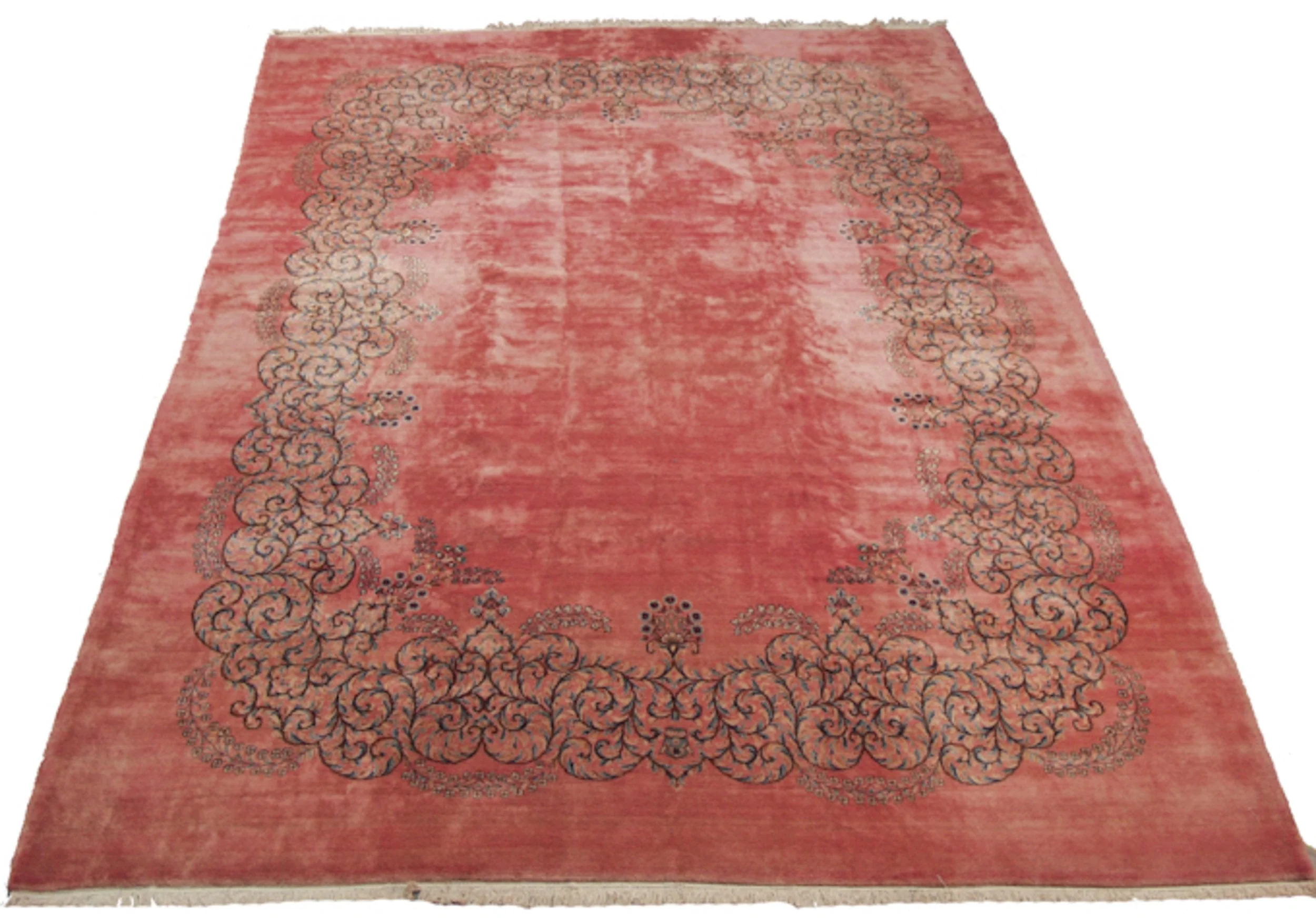 12x17.5 Vintage Fine Kerman Carpet - Image 12