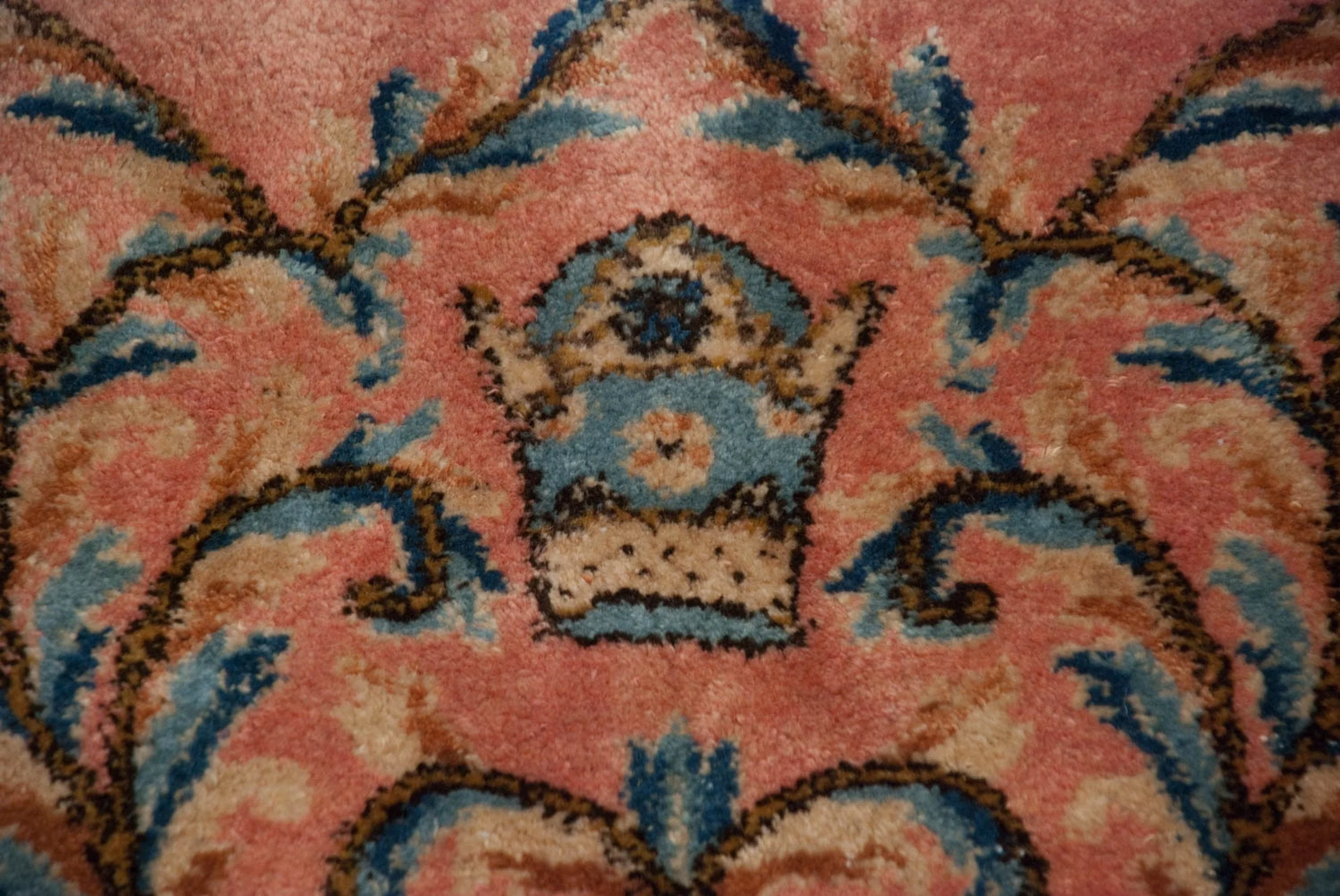 12x17.5 Vintage Fine Kerman Carpet - Image 3