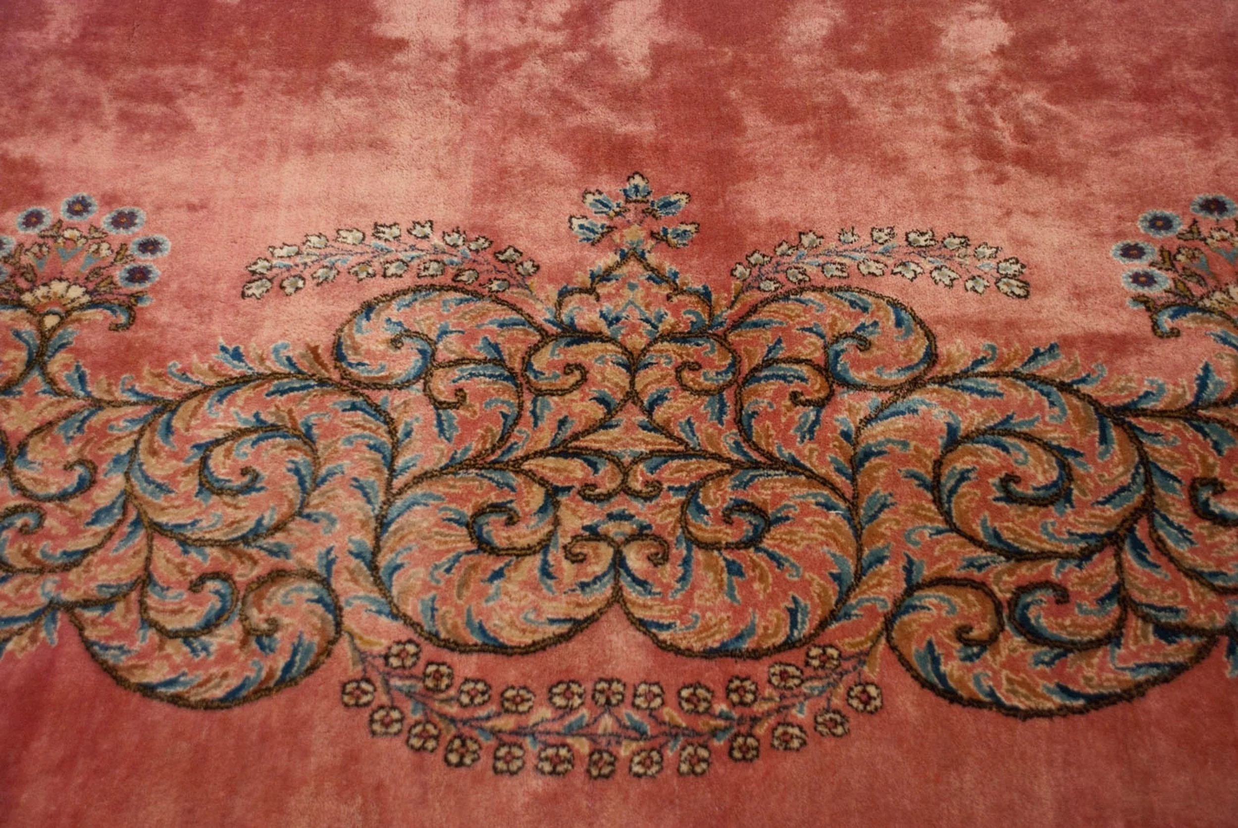 12x17.5 Vintage Fine Kerman Carpet - Image 6