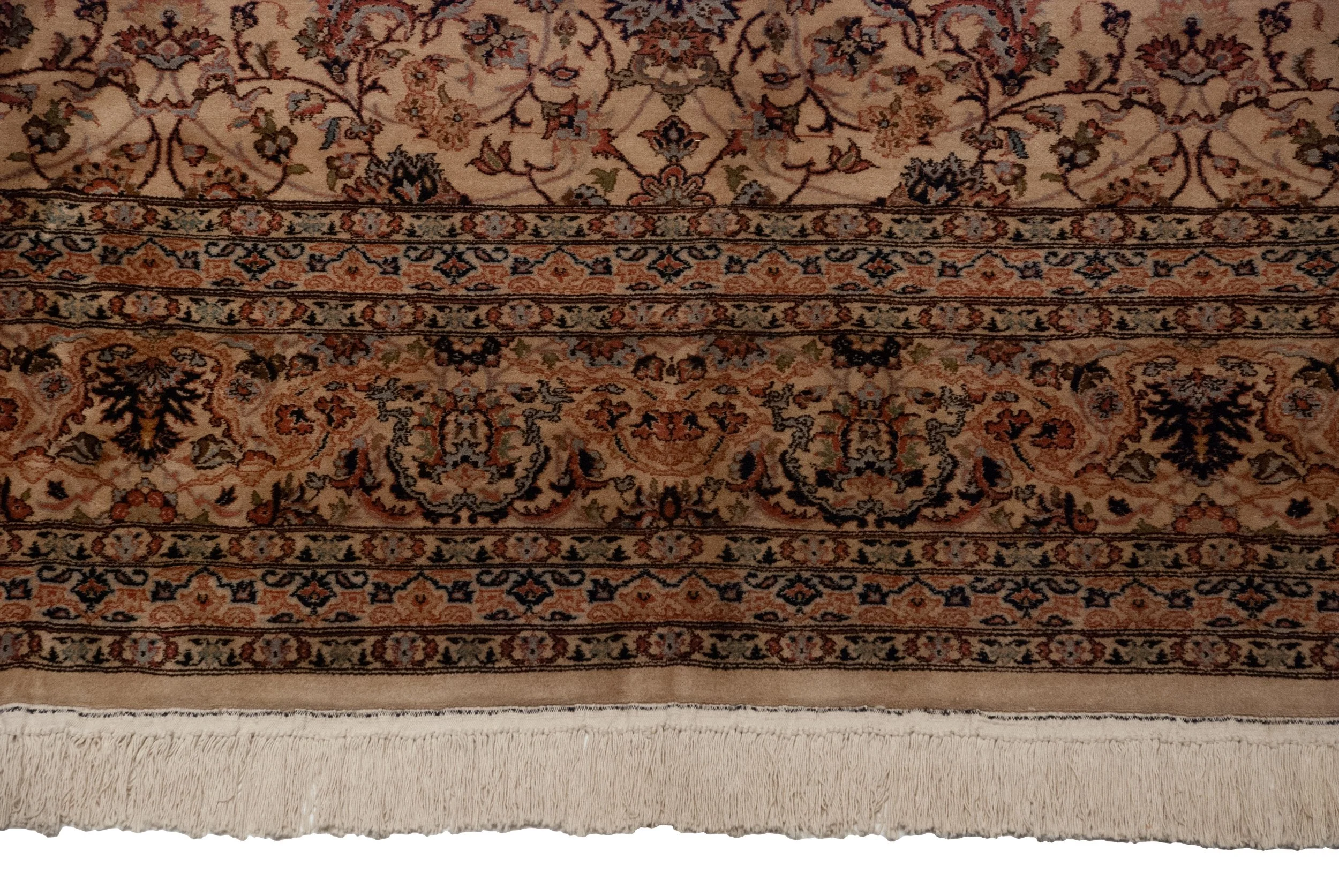 12x17.5 Vintage Pakistani Isfahan Design Carpet - Image 10