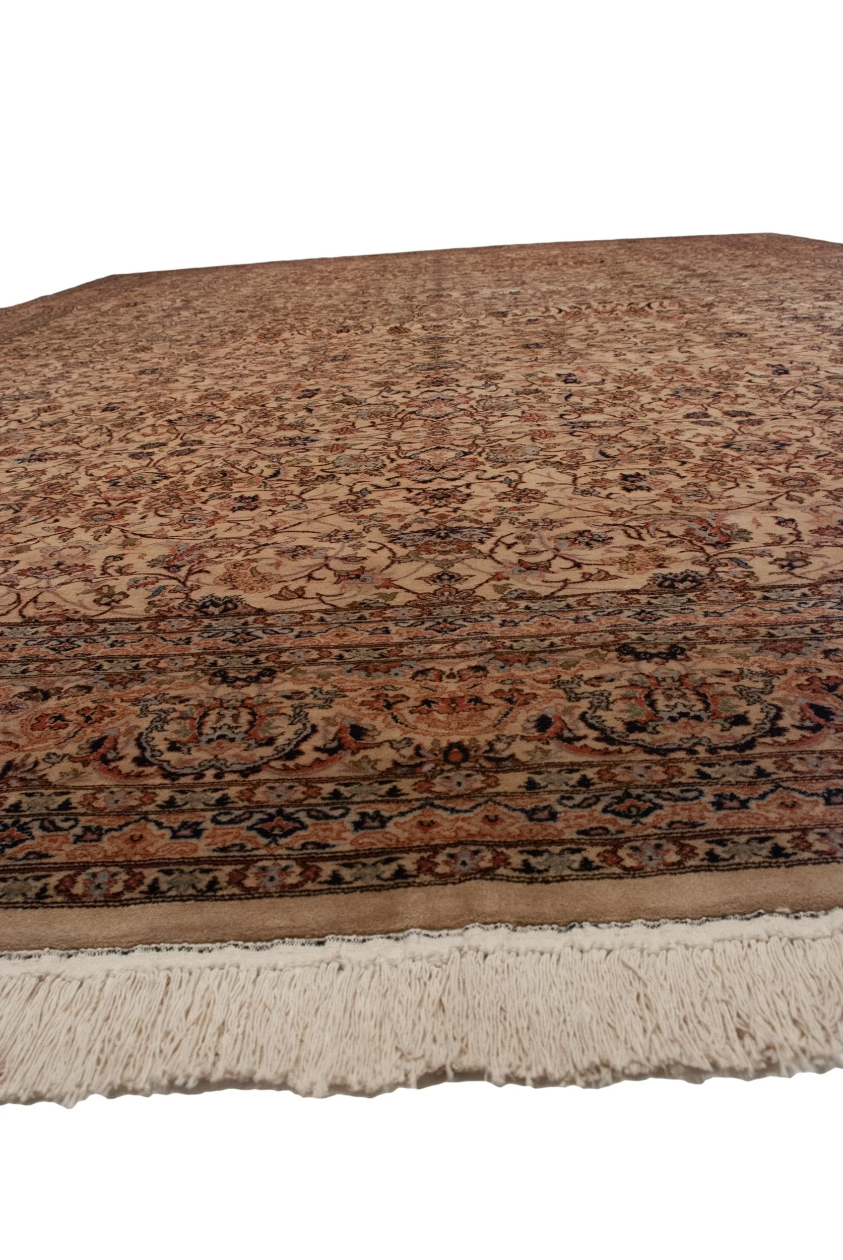 12x17.5 Vintage Pakistani Isfahan Design Carpet - Image 18
