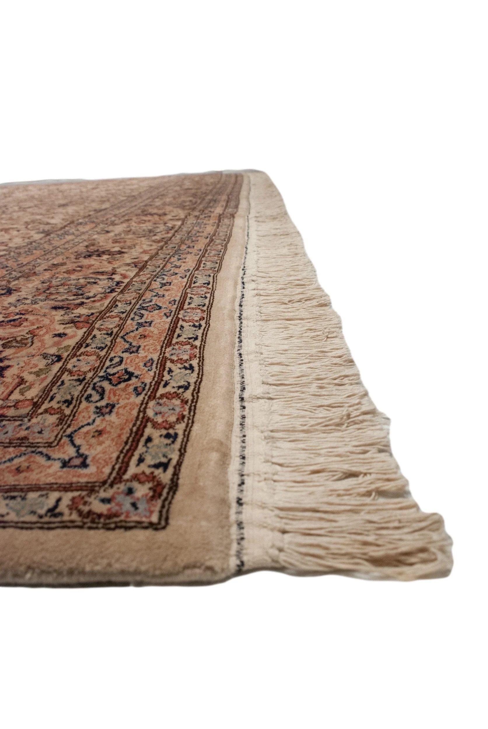 12x17.5 Vintage Pakistani Isfahan Design Carpet - Image 20