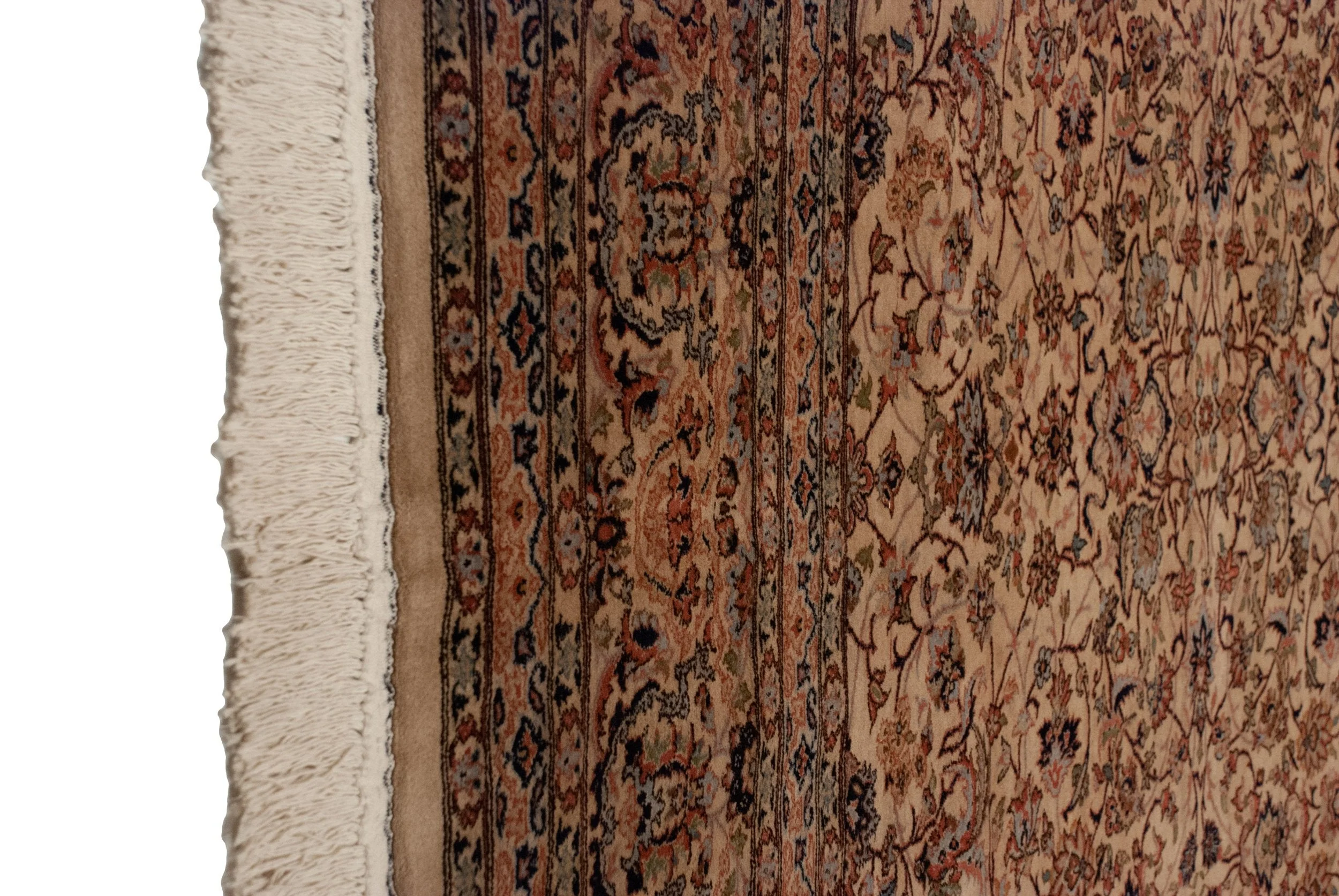 12x17.5 Vintage Pakistani Isfahan Design Carpet - Image 21