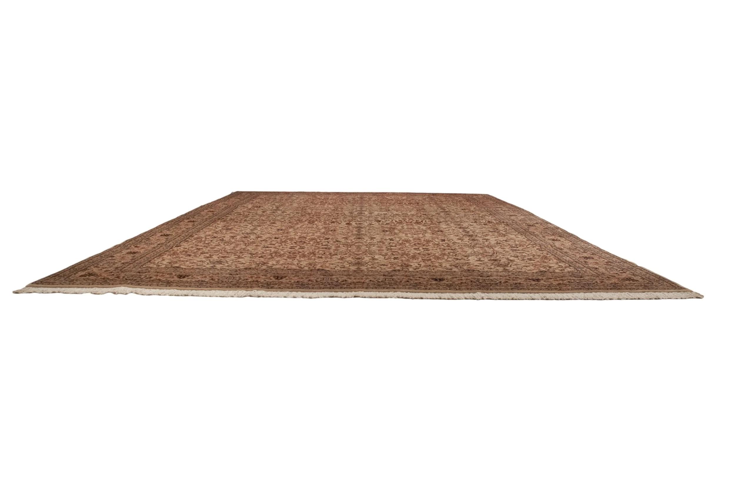 12x17.5 Vintage Pakistani Isfahan Design Carpet - Image 23