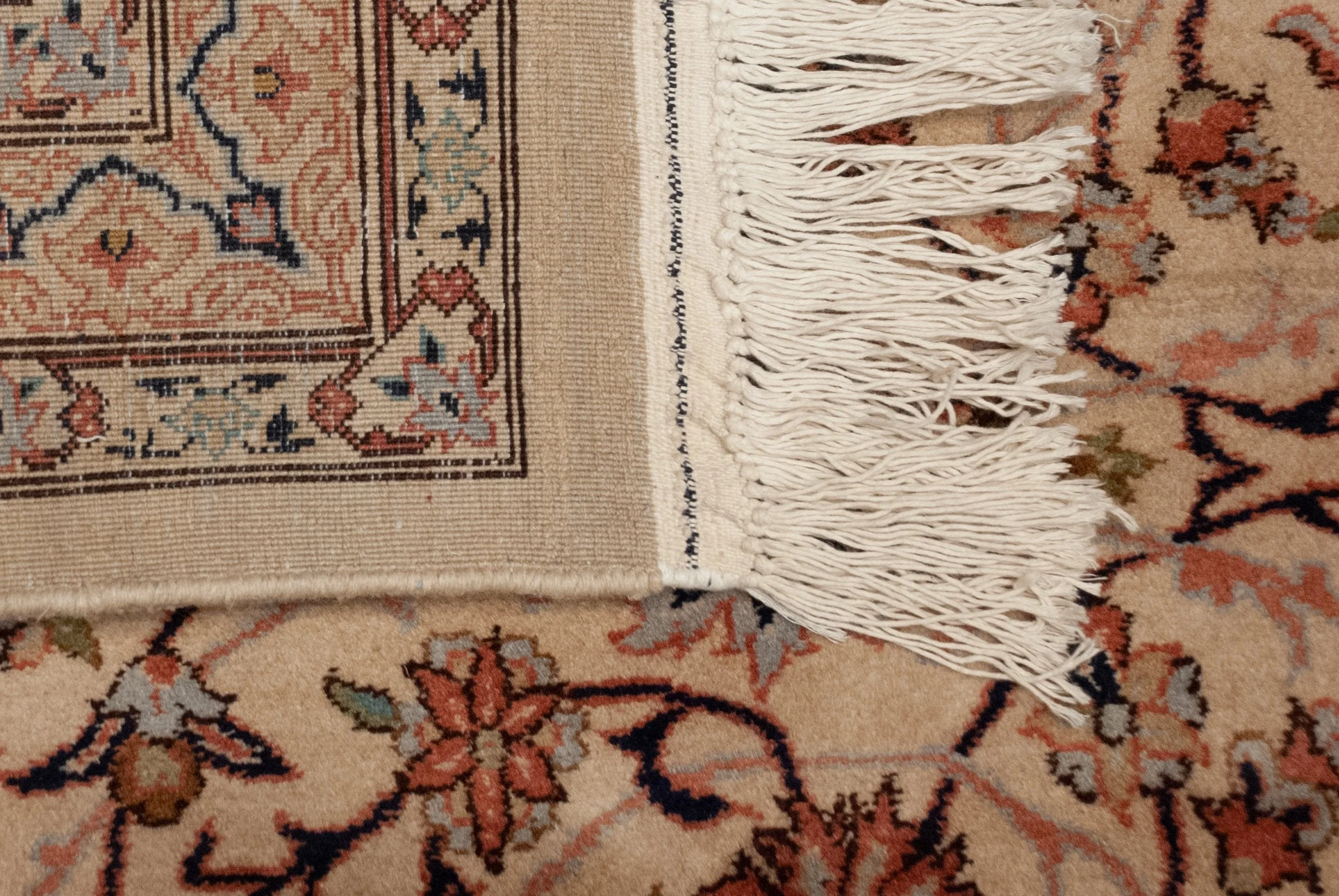 12x17.5 Vintage Pakistani Isfahan Design Carpet - Image 24