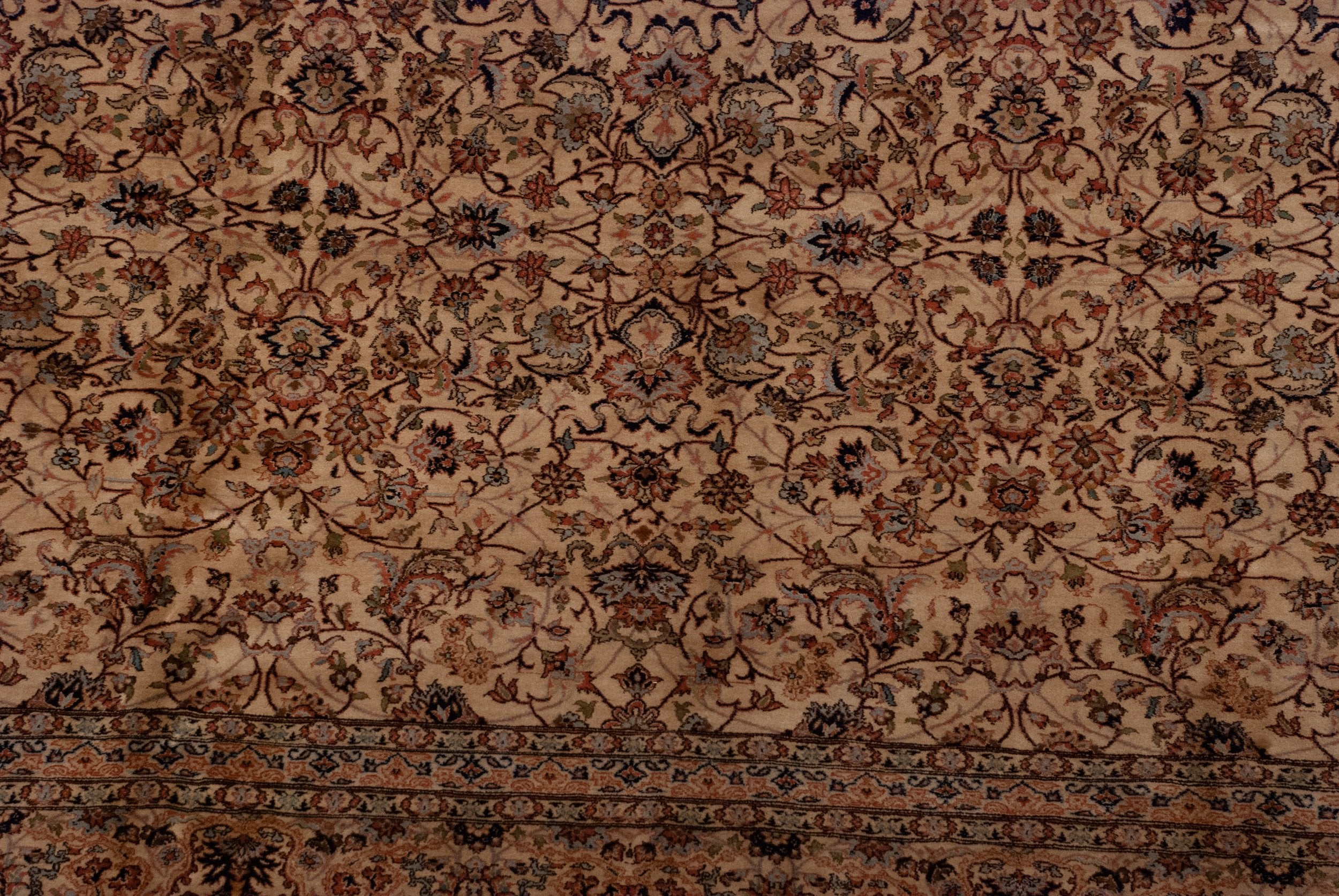 12x17.5 Vintage Pakistani Isfahan Design Carpet - Image 6