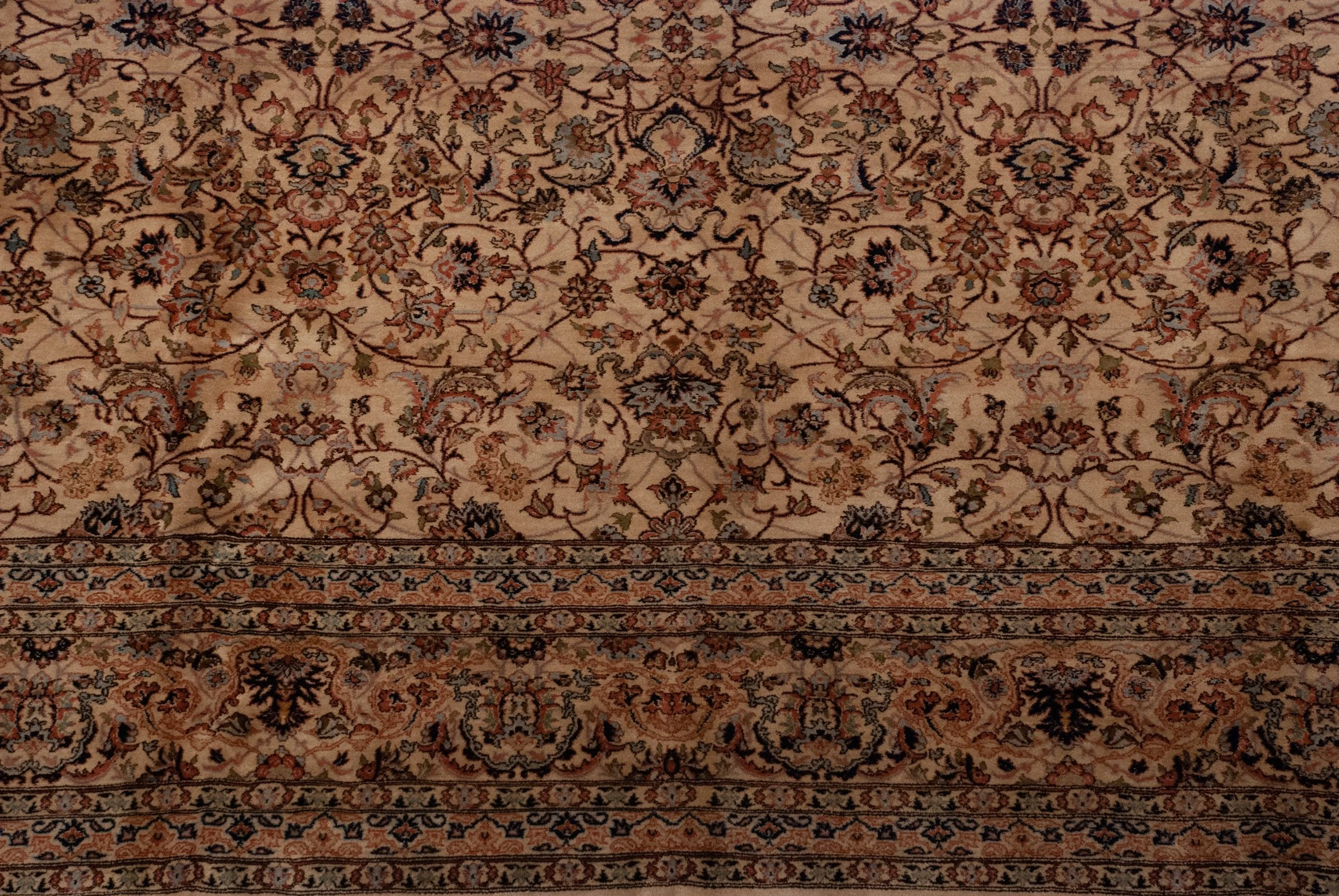 12x17.5 Vintage Pakistani Isfahan Design Carpet - Image 9