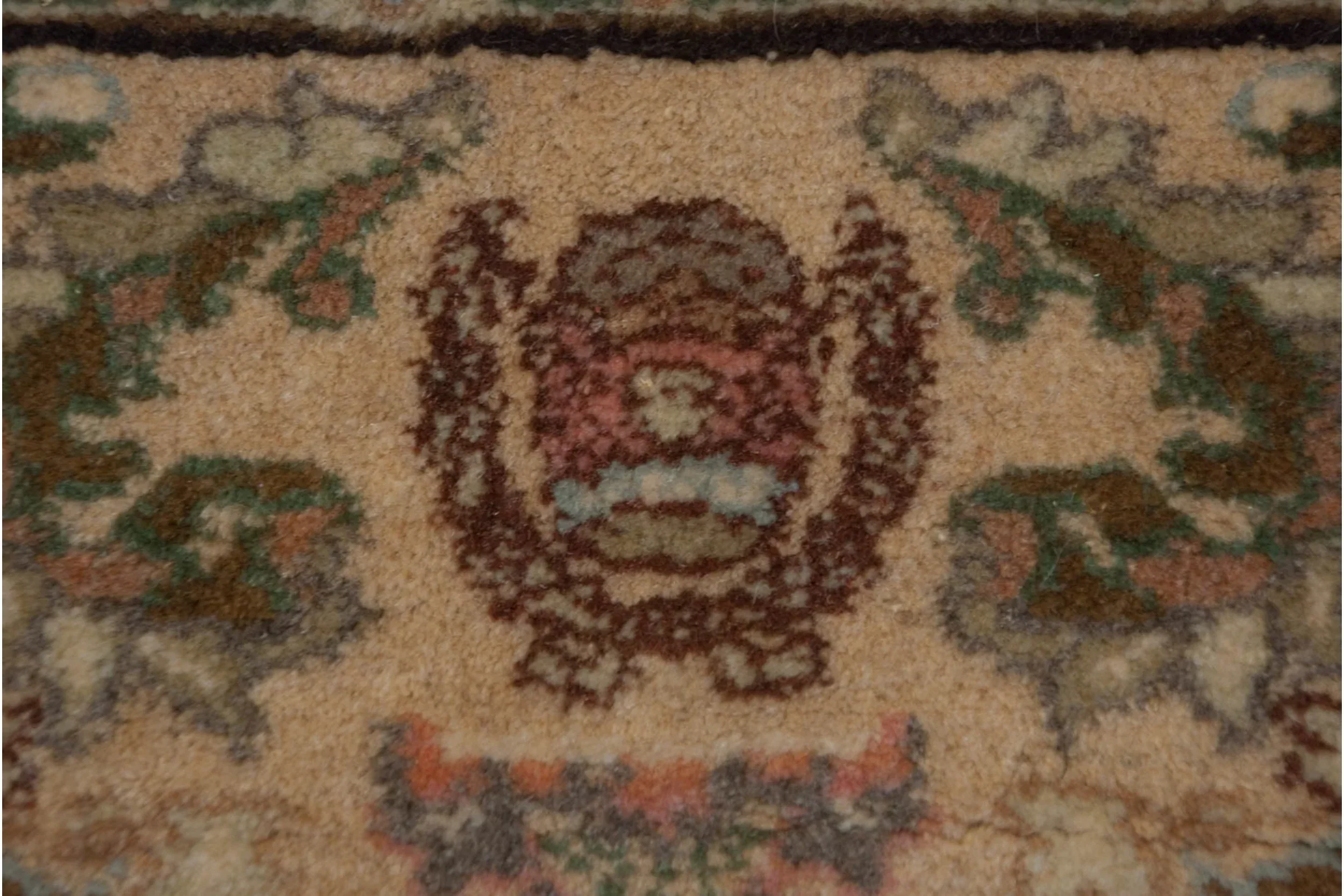 12x17.5 Vintage Tabriz Carpet - Image 14