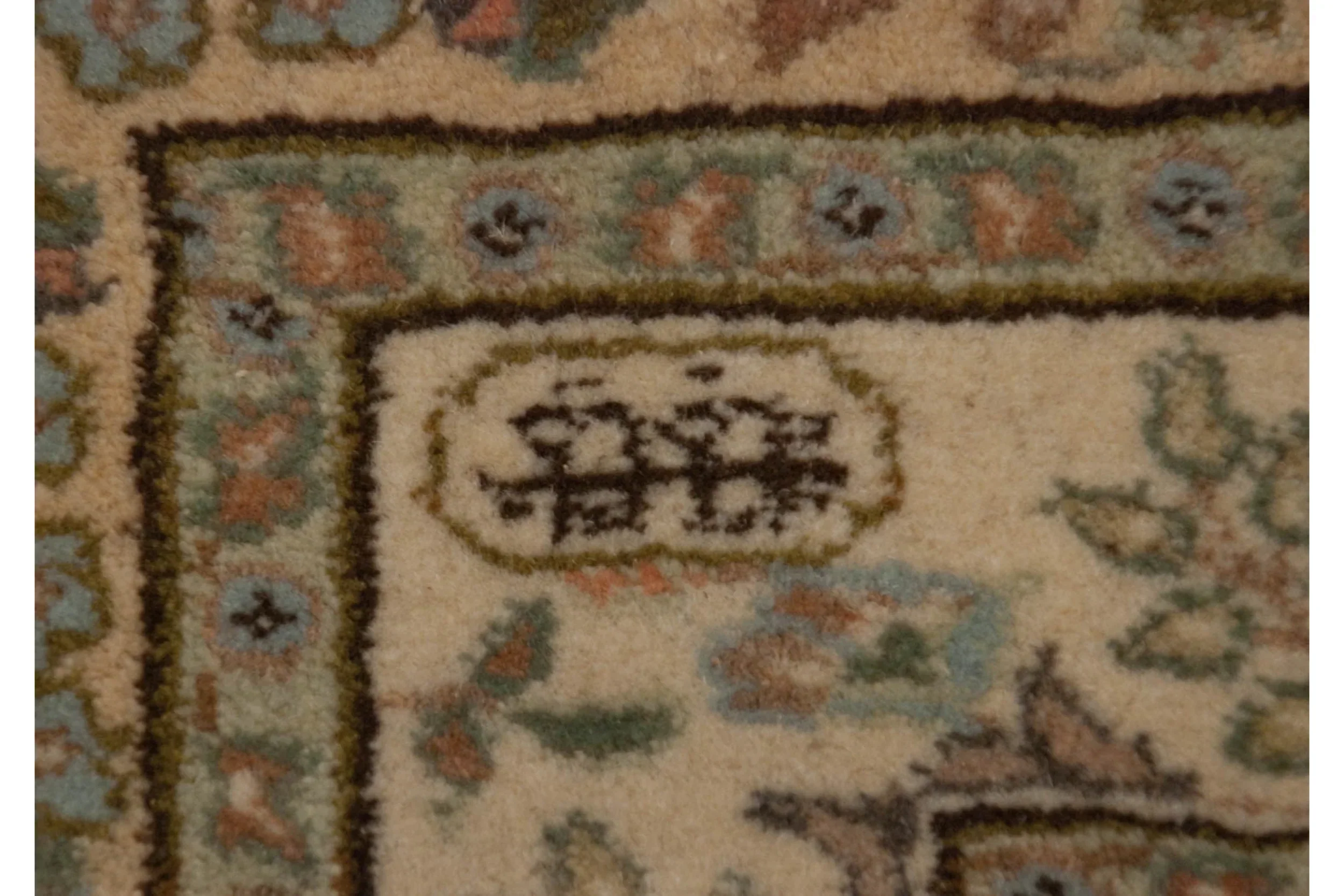 12x17.5 Vintage Tabriz Carpet - Image 15