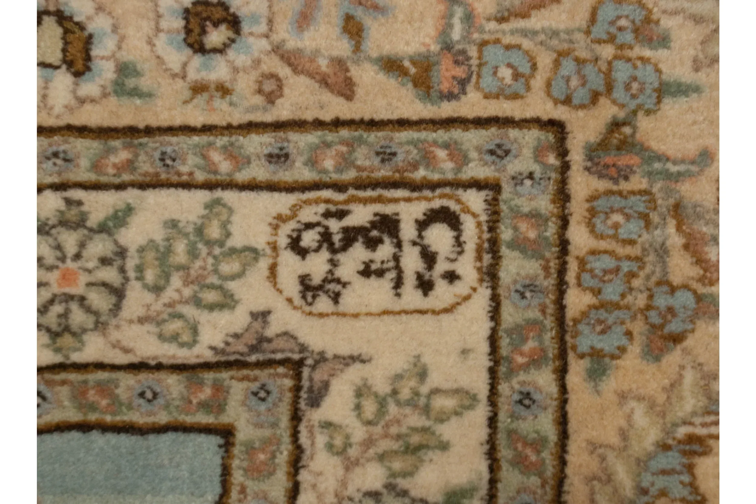 12x17.5 Vintage Tabriz Carpet - Image 16