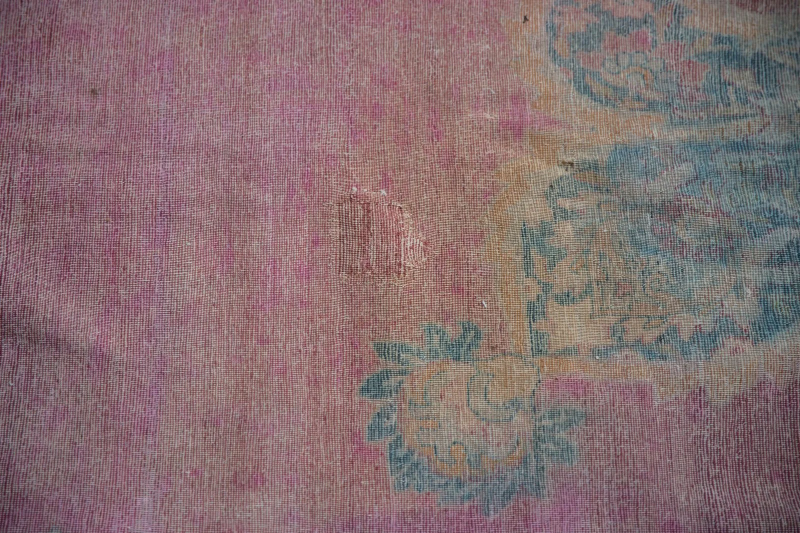 12x18.5 Antique Distressed Kermanshah Carpet - Image 24