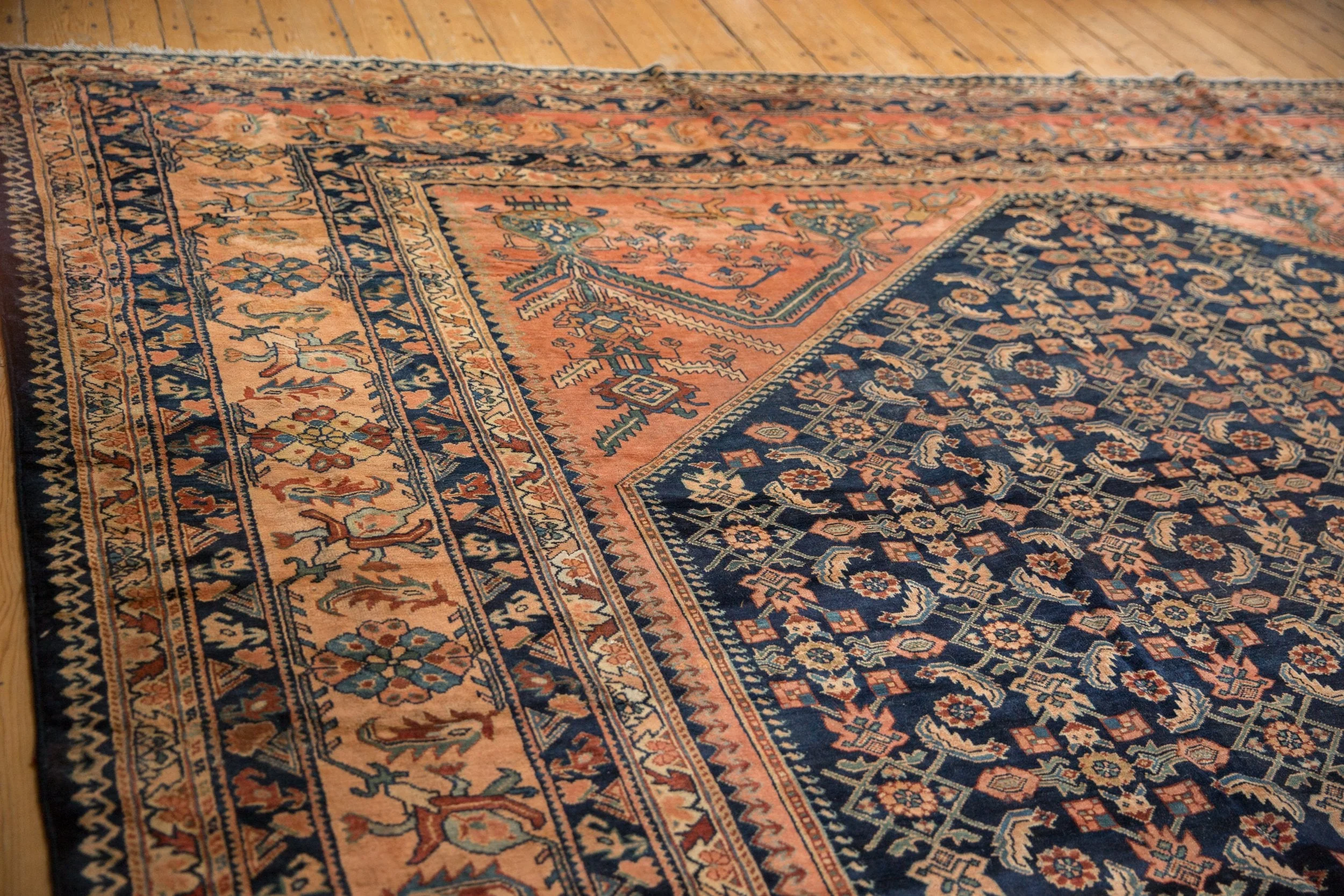 12x18.5 Vintage Fine Lilihan Carpet - Image 12