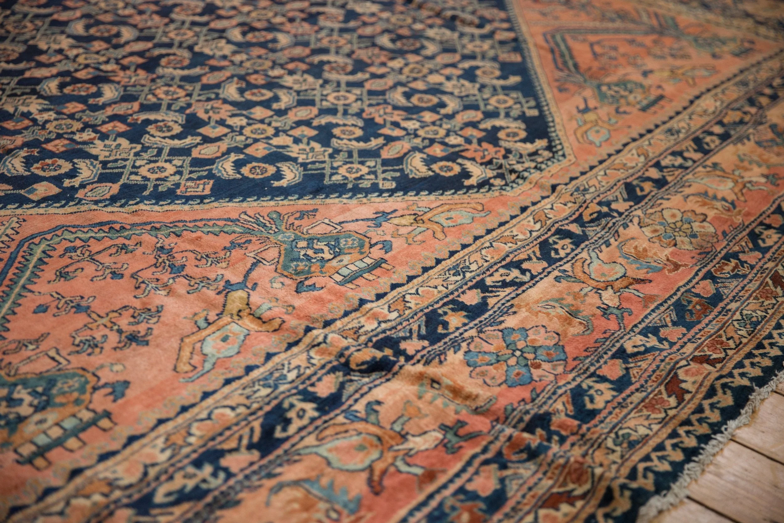 12x18.5 Vintage Fine Lilihan Carpet - Image 16