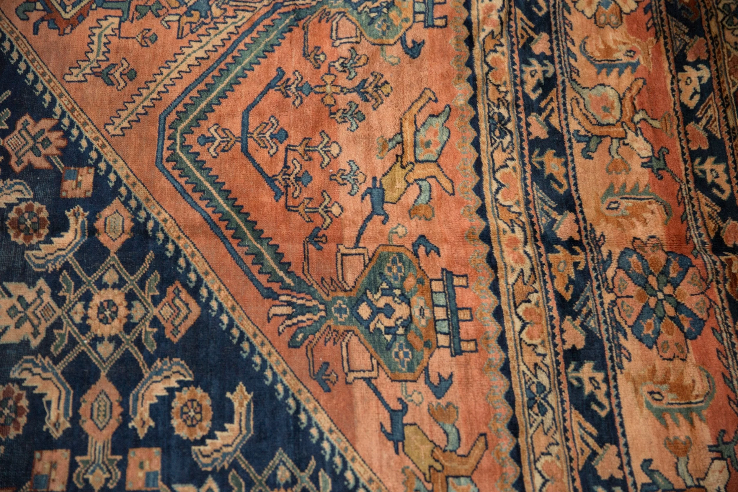 12x18.5 Vintage Fine Lilihan Carpet - Image 17