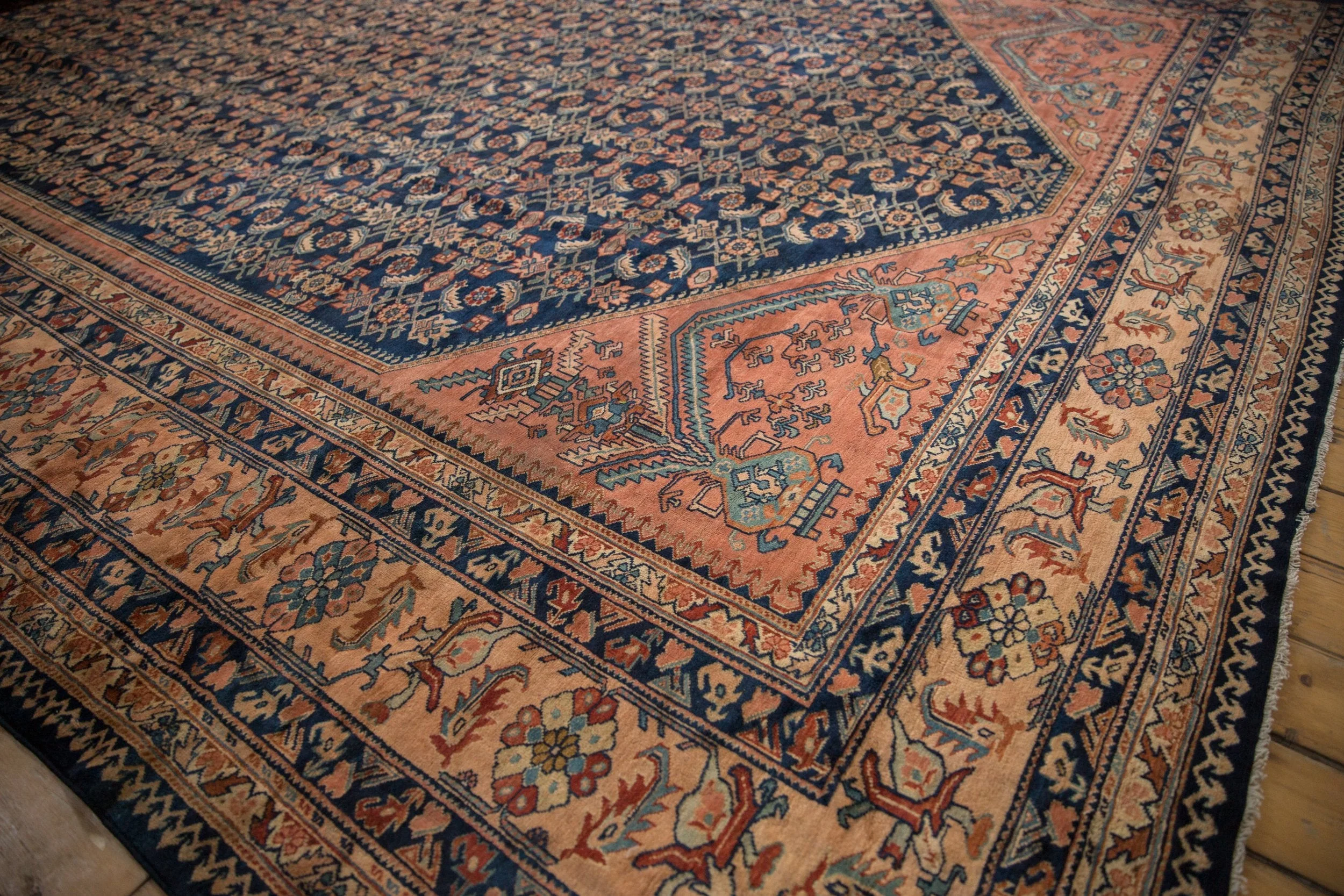 12x18.5 Vintage Fine Lilihan Carpet - Image 4