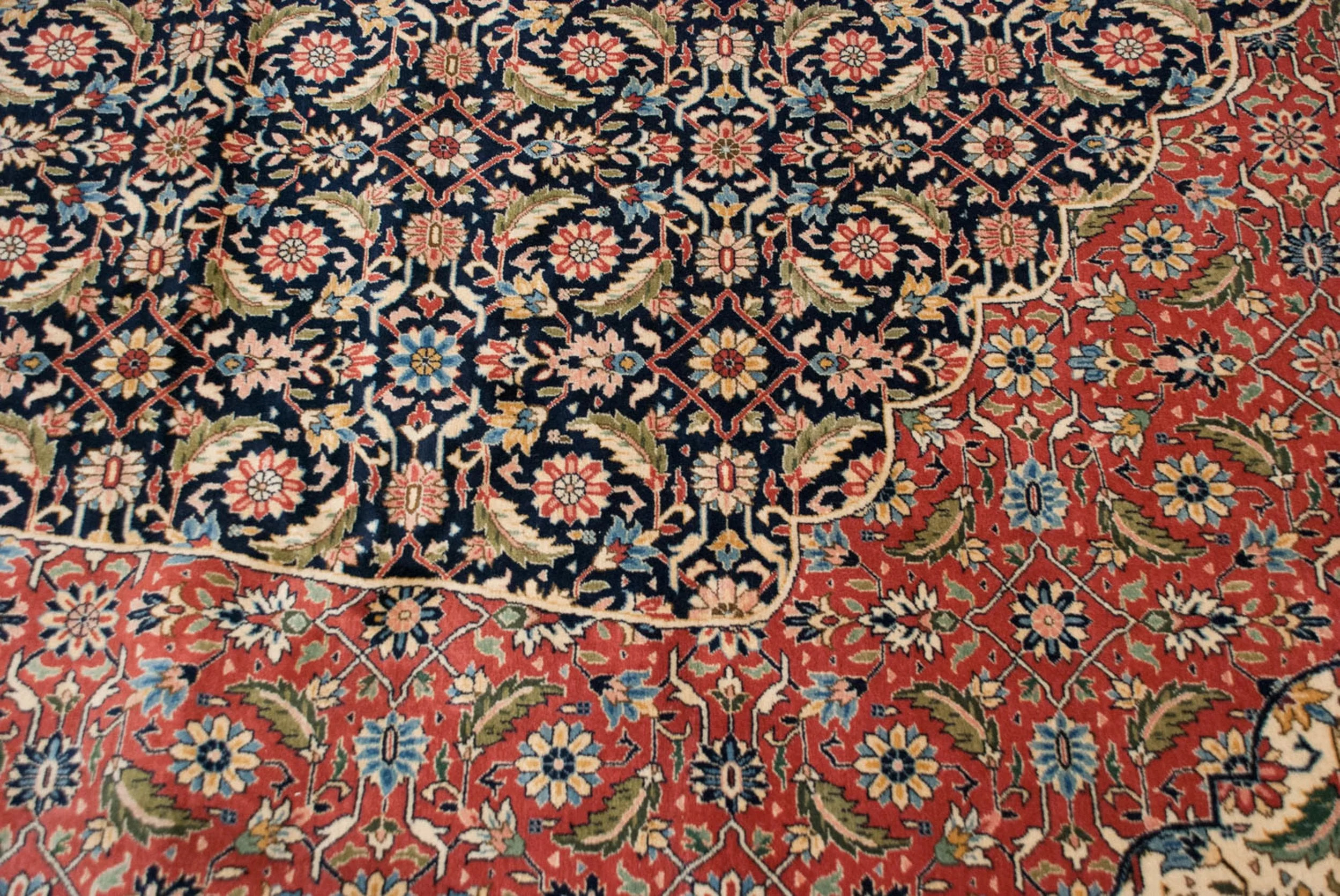 12x18 Vintage Bulgarian Tabriz Design Carpet - Image 2
