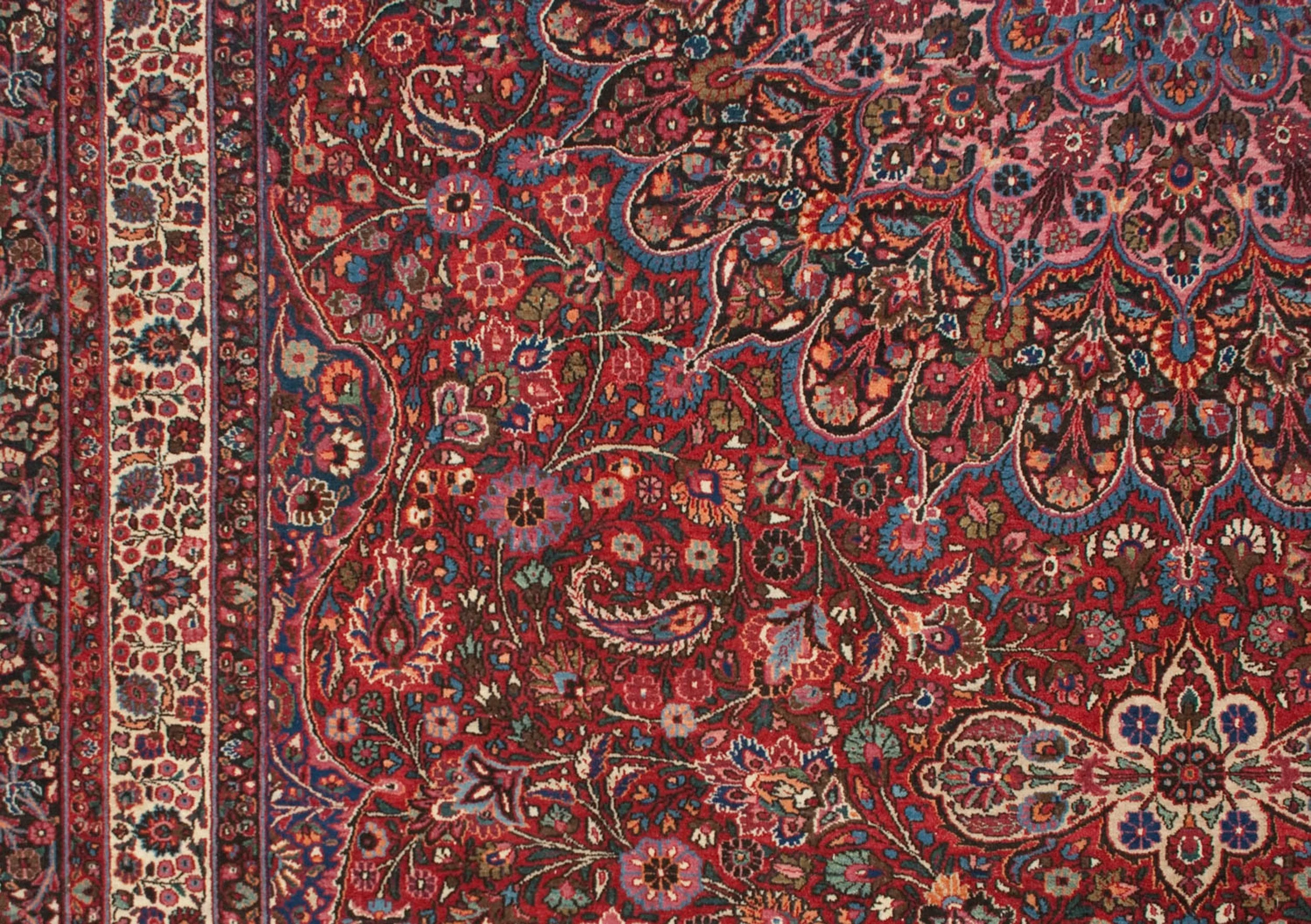12x19.5 Vintage Fine Meshed Carpet - Image 11