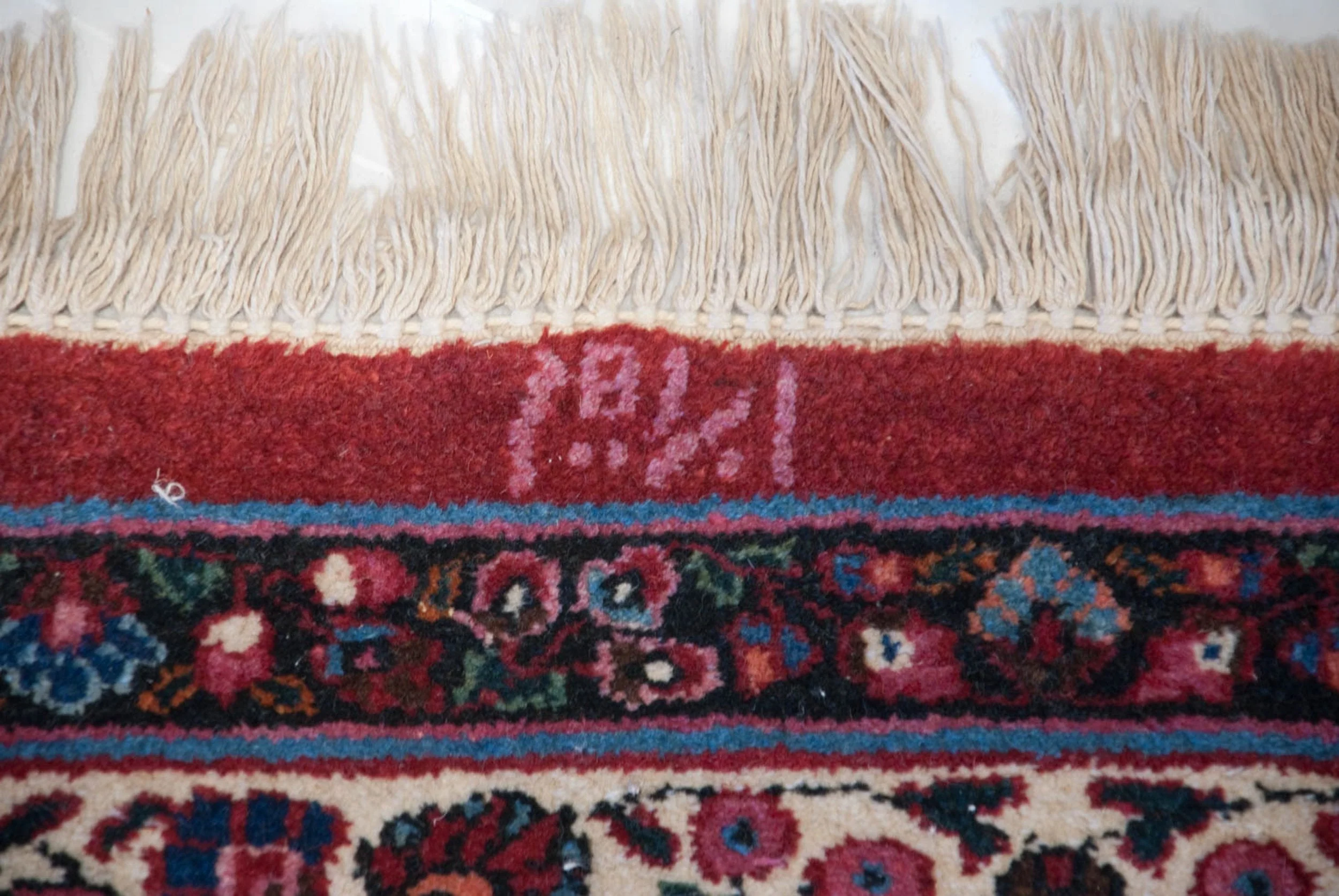 12x19.5 Vintage Fine Meshed Carpet - Image 12