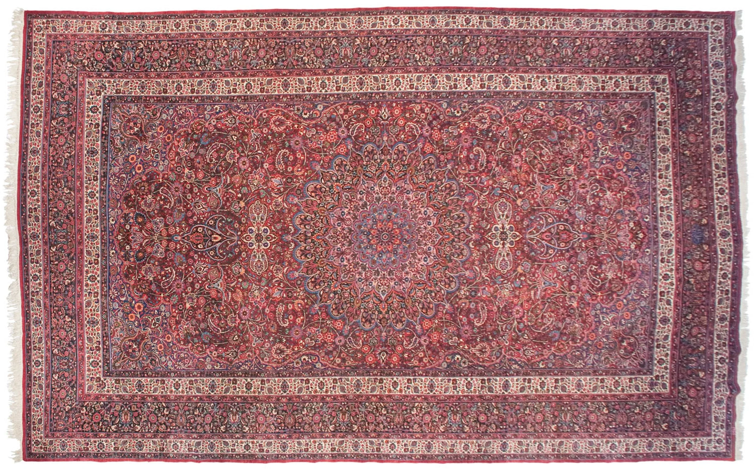 12x19.5 Vintage Fine Meshed Carpet - Image 2
