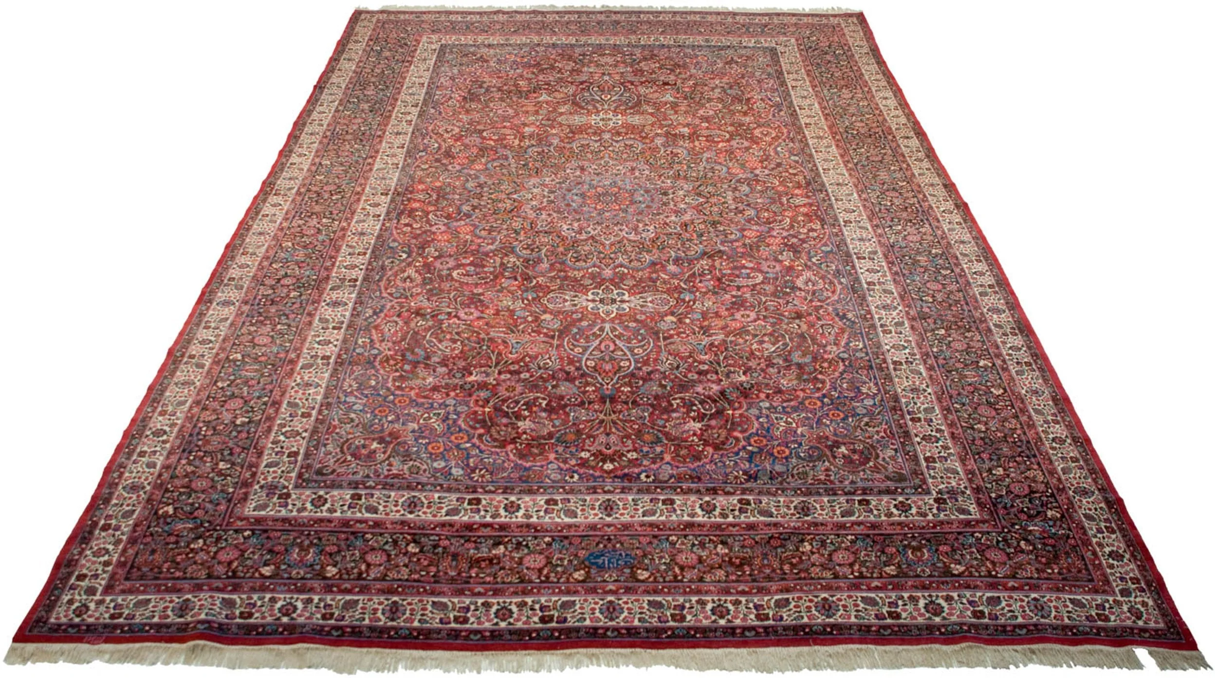 12x19.5 Vintage Fine Meshed Carpet - Image 3
