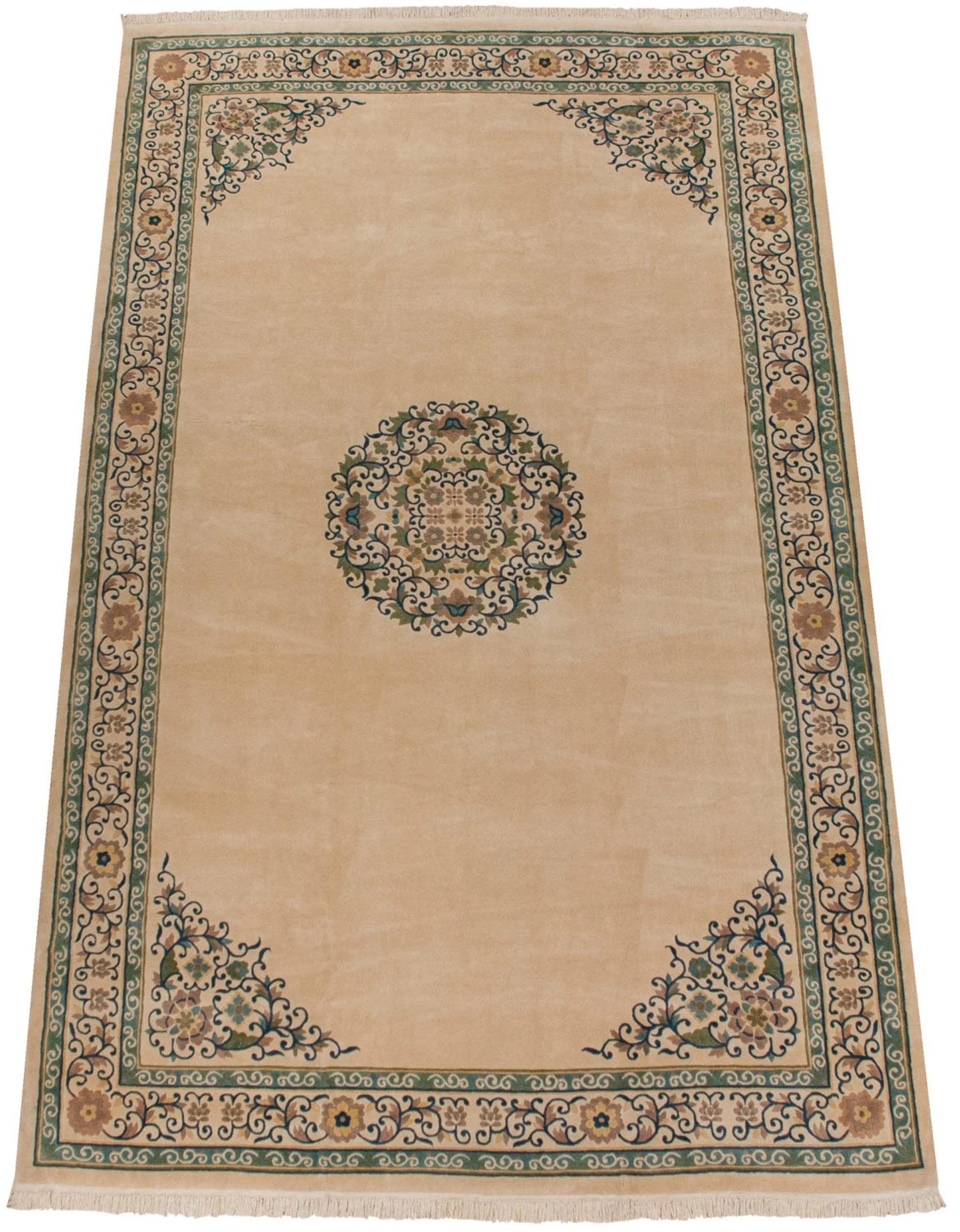 12x19 Vintage Japanese Peking Design Carpet - Image 3