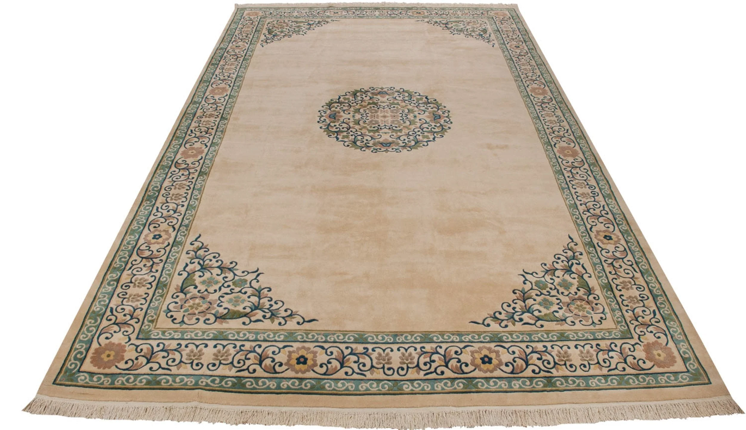 12x19 Vintage Japanese Peking Design Carpet - Image 4