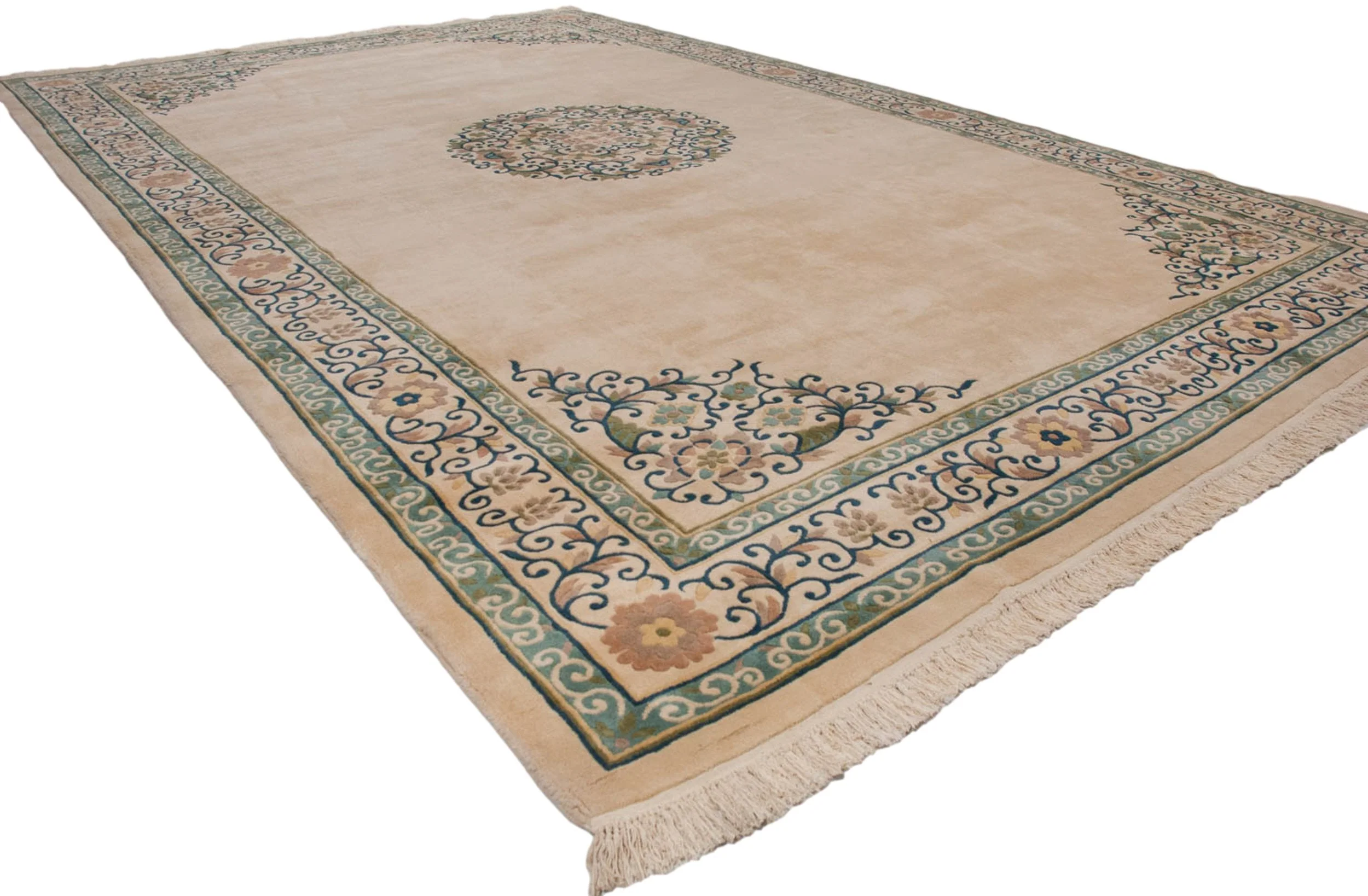 12x19 Vintage Japanese Peking Design Carpet - Image 6