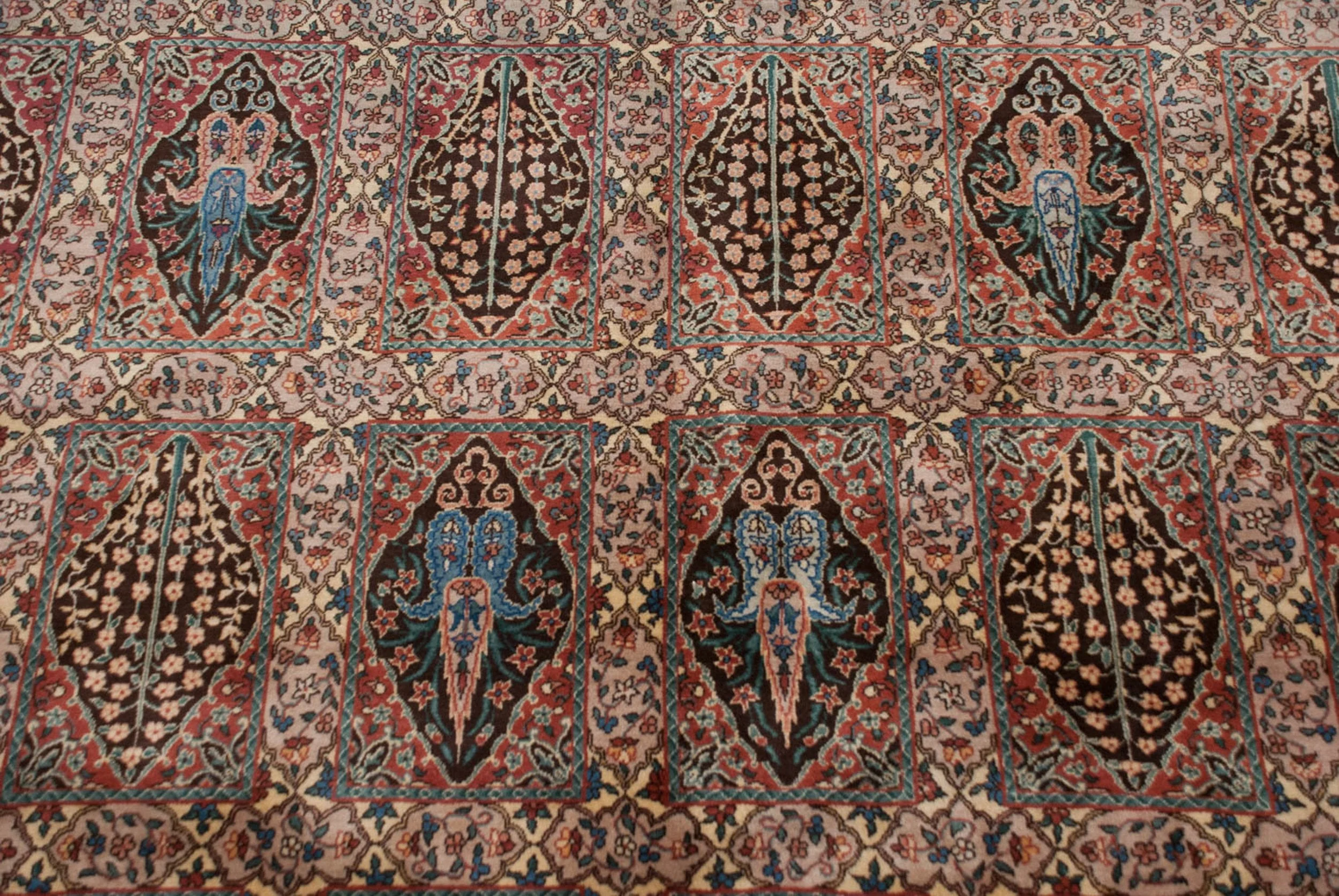 12x21.5 Vintage Bulgarian Tabriz Design Carpet - Image 3