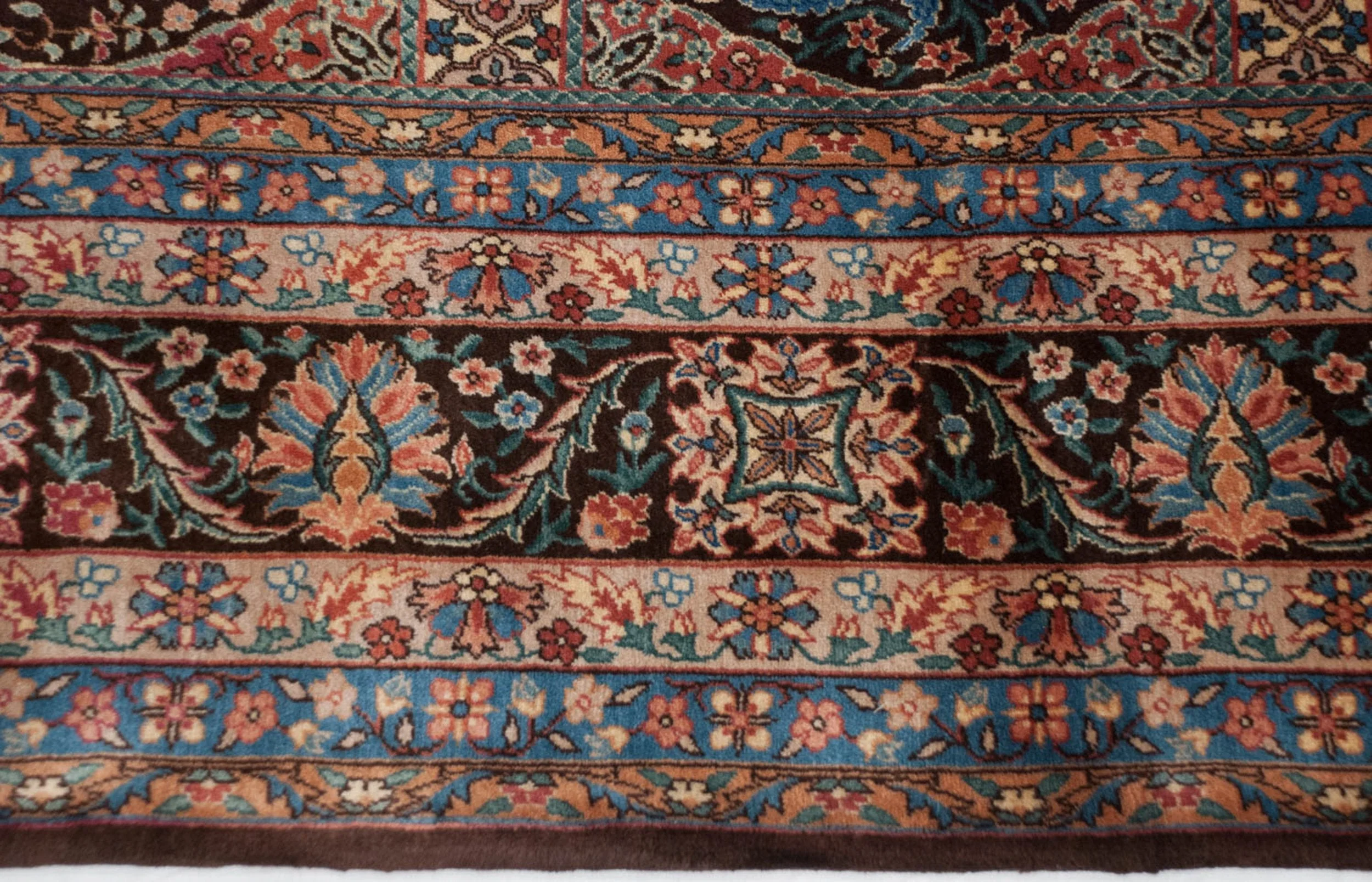 12x21.5 Vintage Bulgarian Tabriz Design Carpet - Image 4