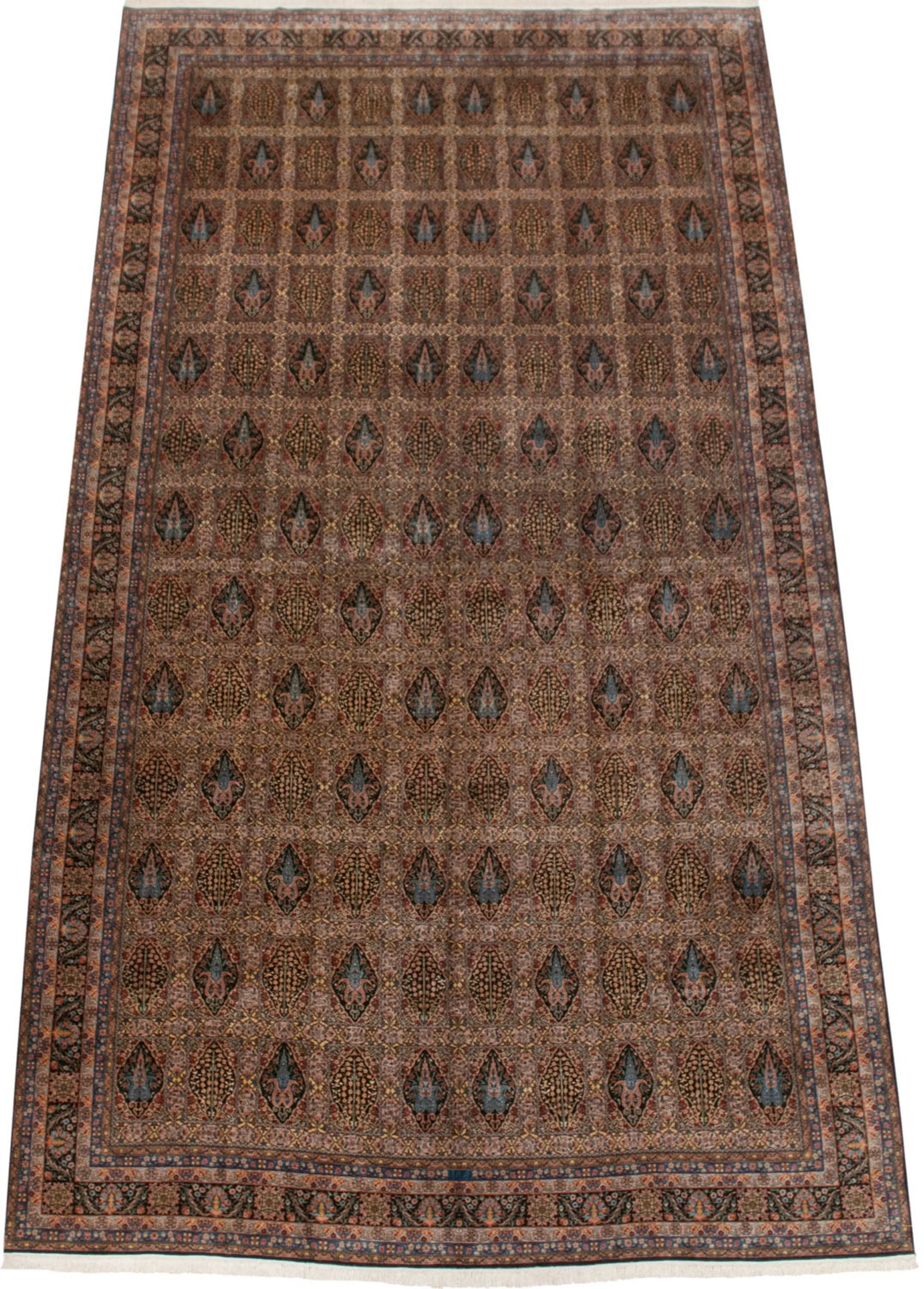 12x21.5 Vintage Bulgarian Tabriz Design Carpet - Image 7