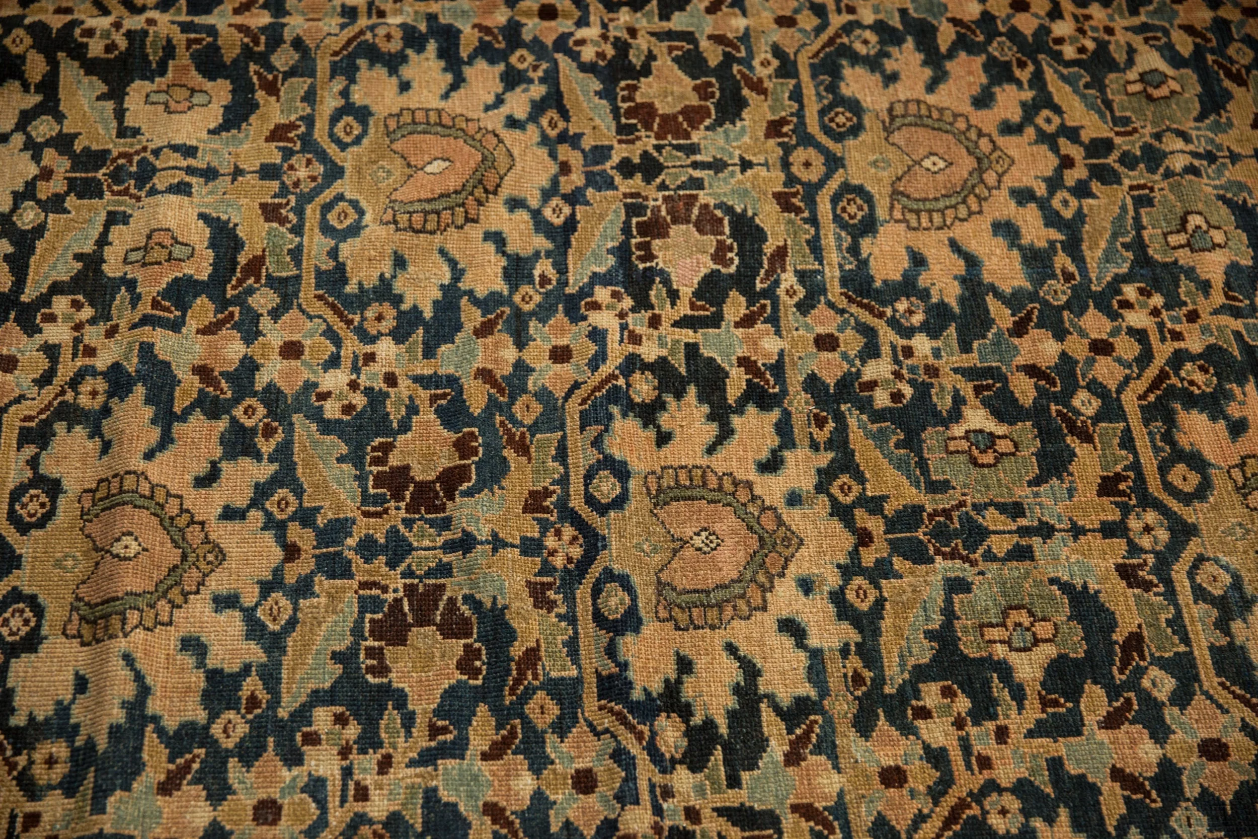 12x23.5 Antique Tea Washed Malayer Carpet - Image 3