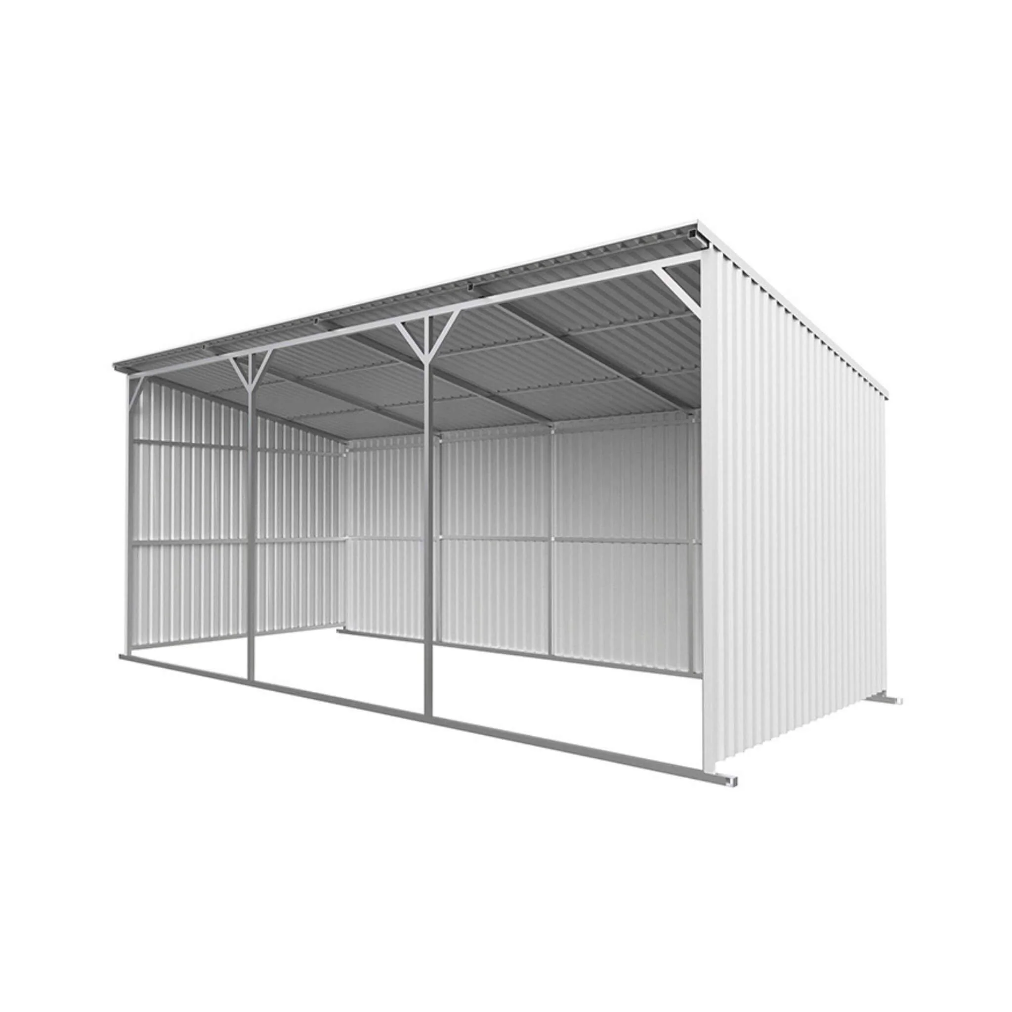 [12X25FT] Heavy-Duty Galvanized steel Storage Equipment Shed (SAK20471) - Image 6