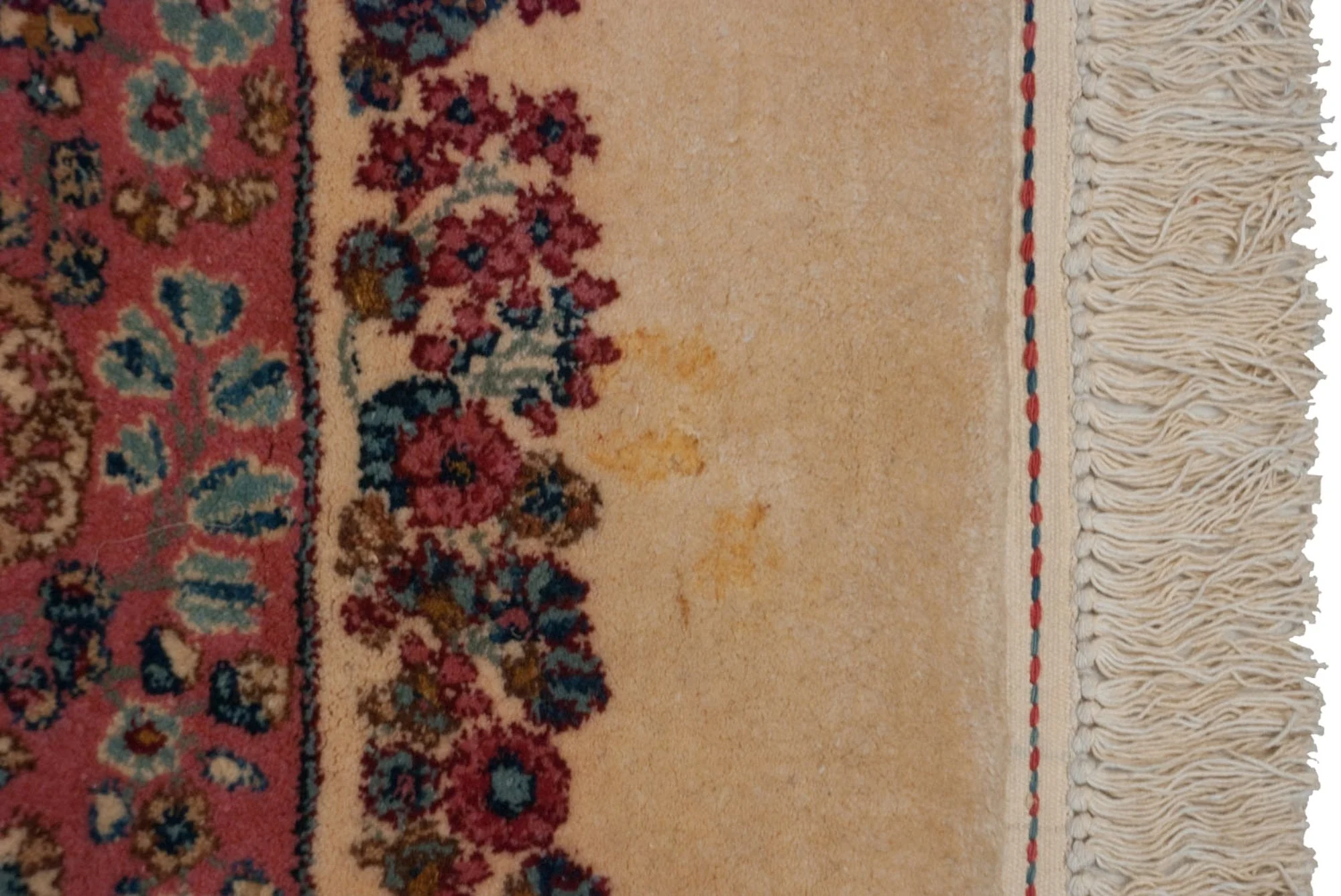 13.5x16 Vintage Fine Kerman Carpet - Image 6