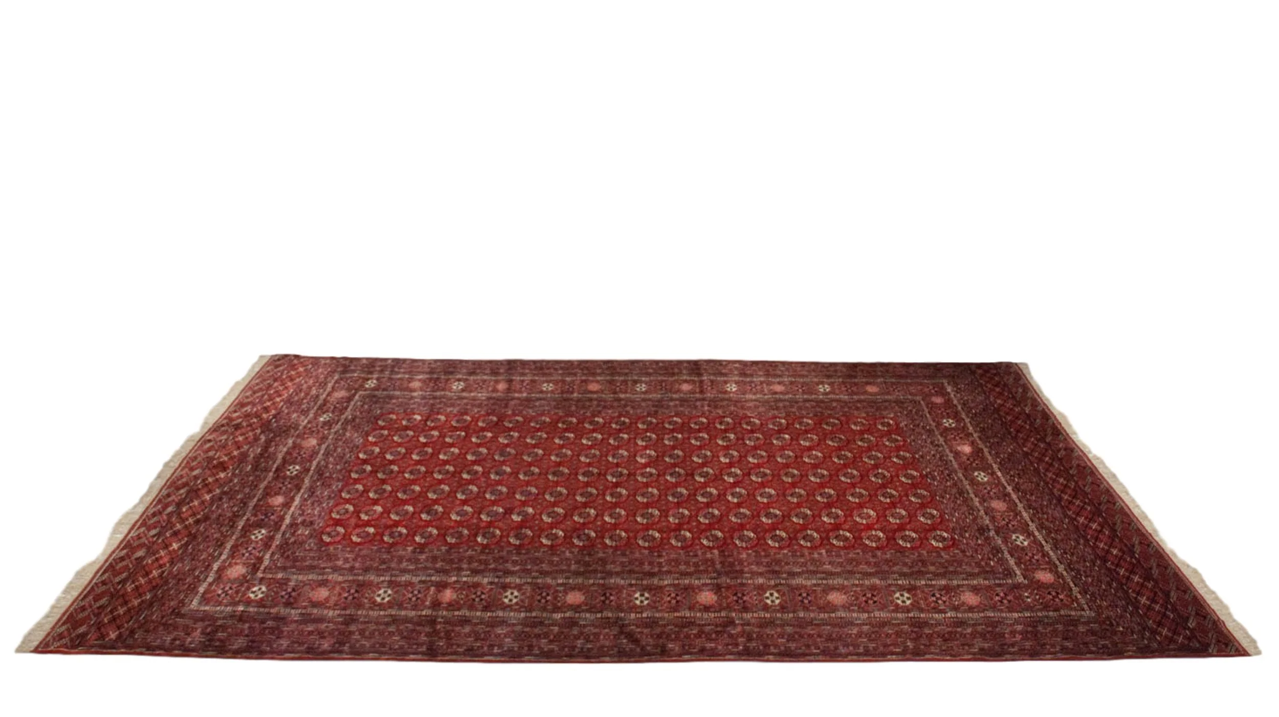 13x17.5 Vintage Fine Bokhara Carpet - Image 2